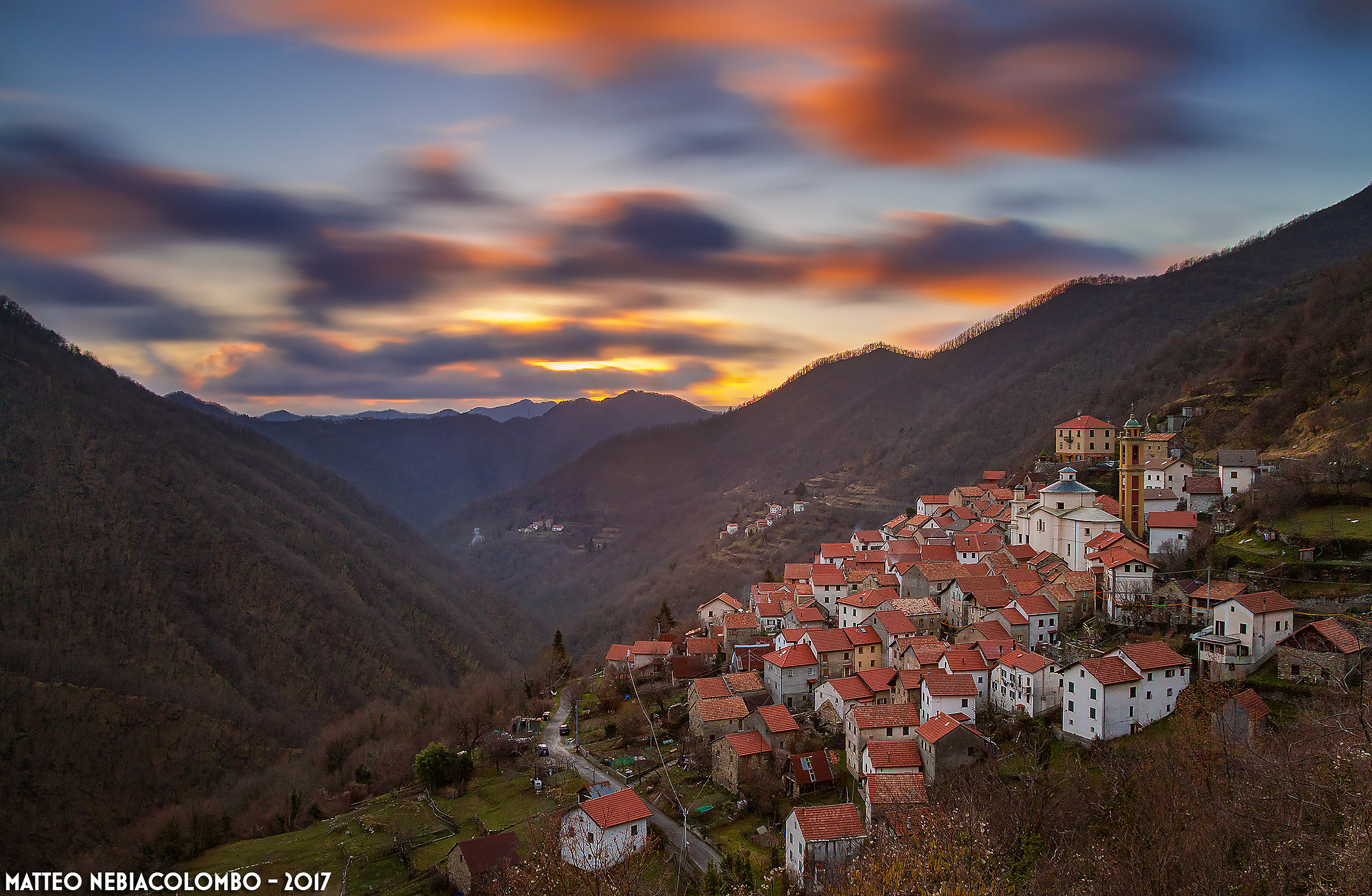 Il tramonto di Pentema