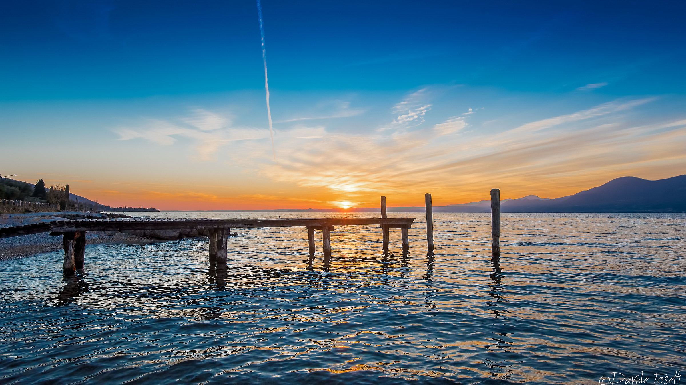 Sunset from the jetty