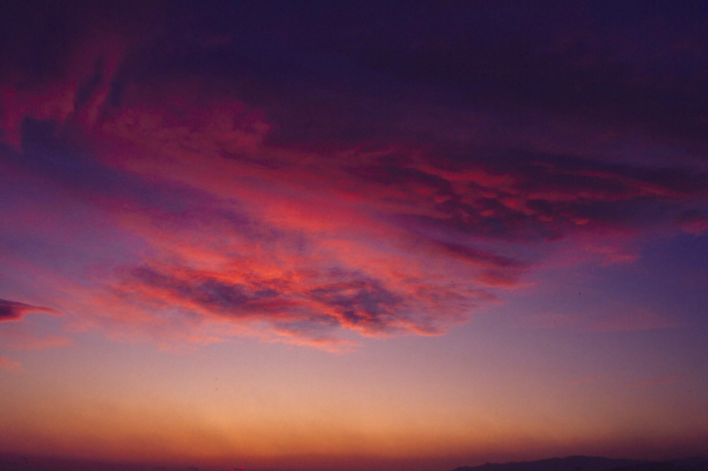 Clouds in the sunset