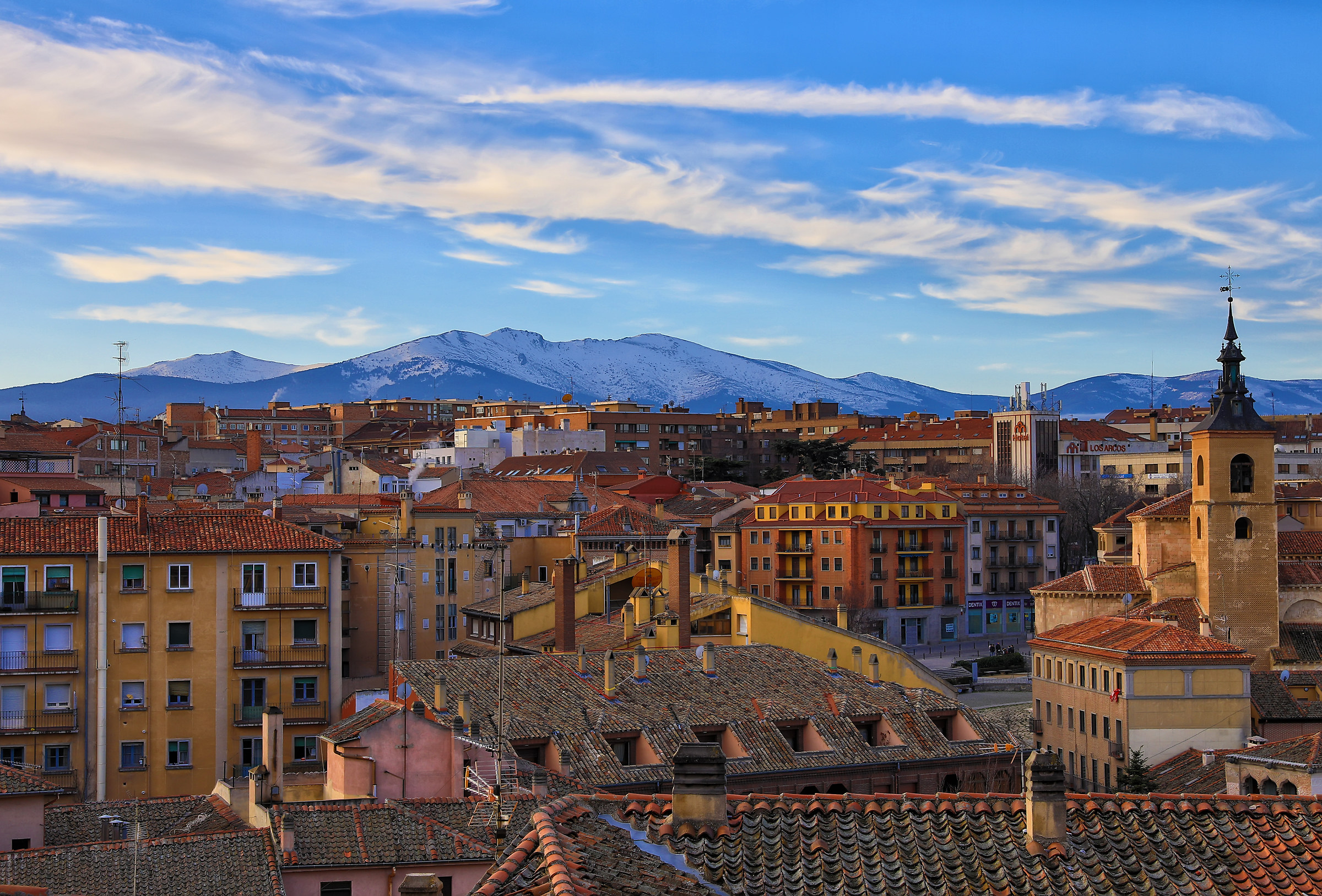 Vista della citta' di Segovia