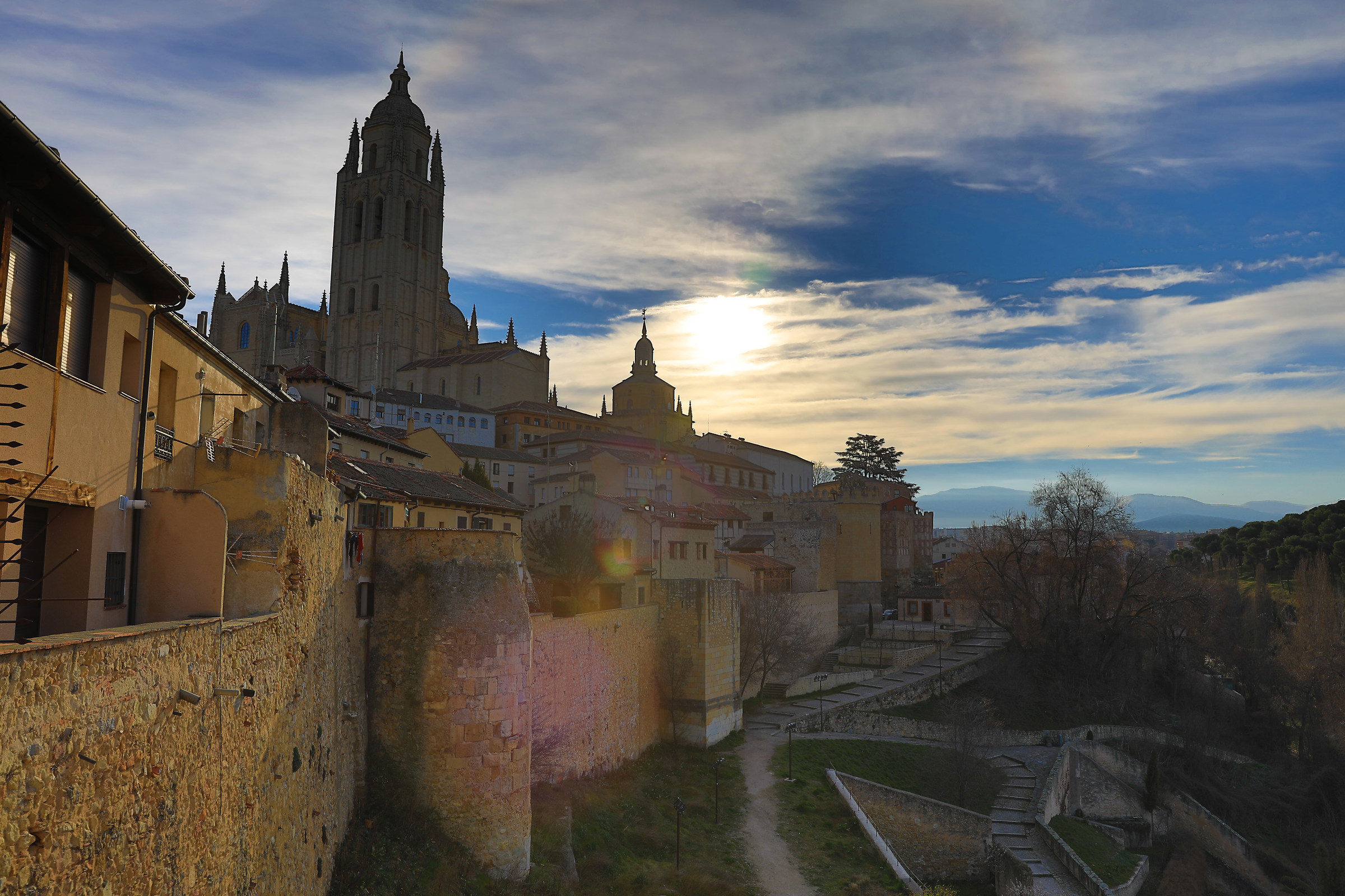 Vista della citta' di Segovia