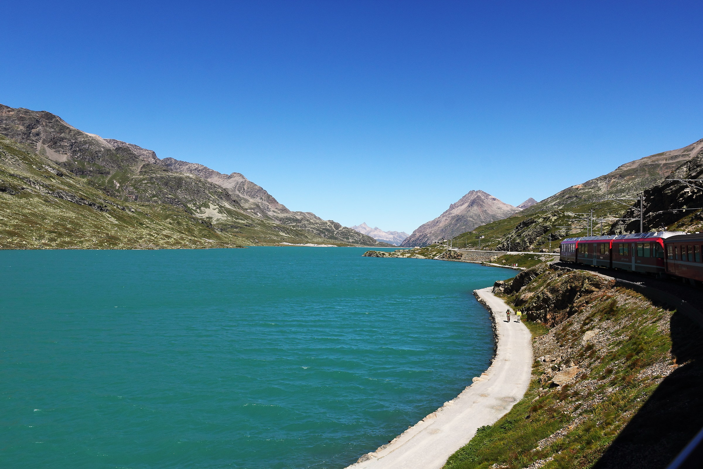 White Lake from the Bernina Express