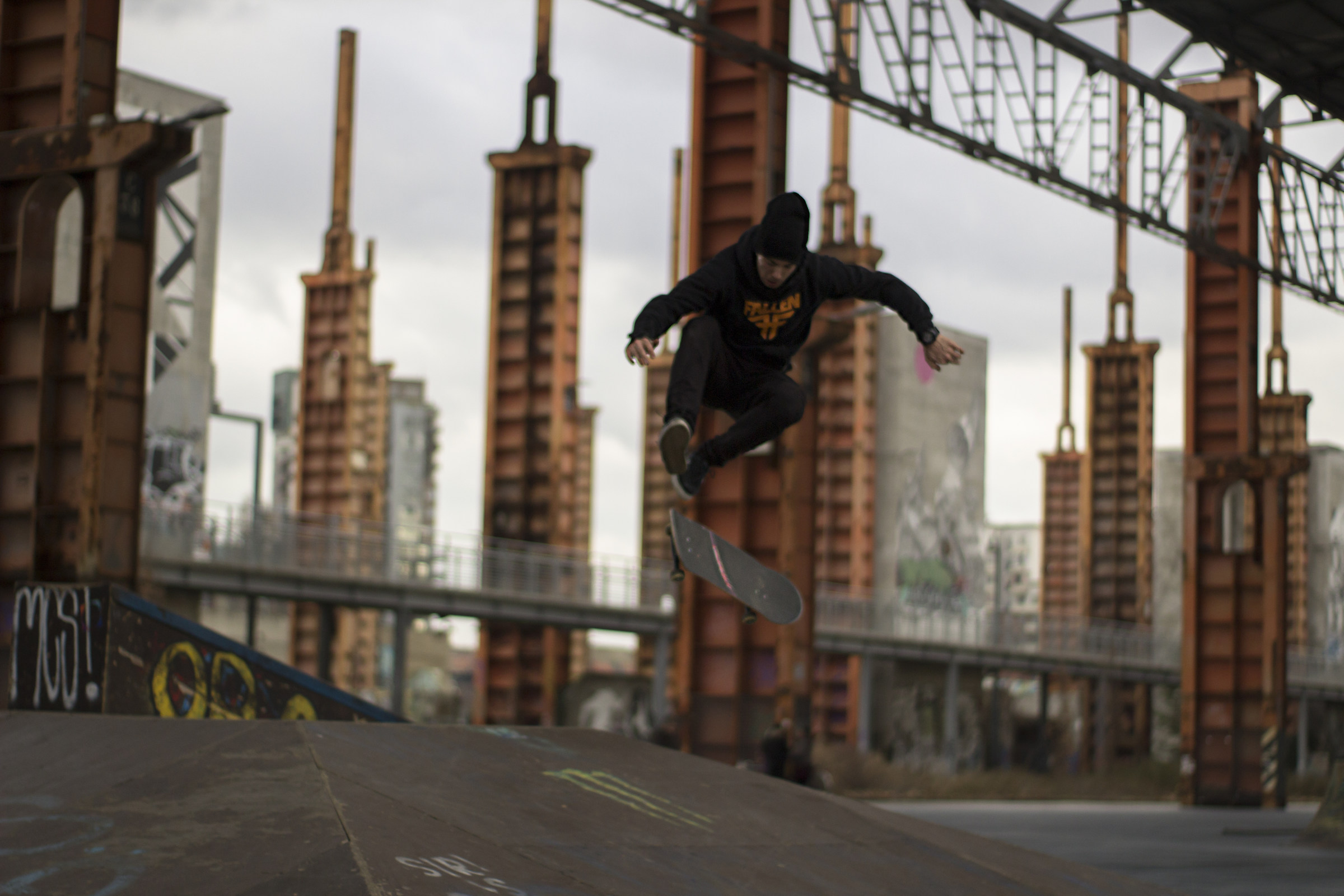 freestyle skateboarding