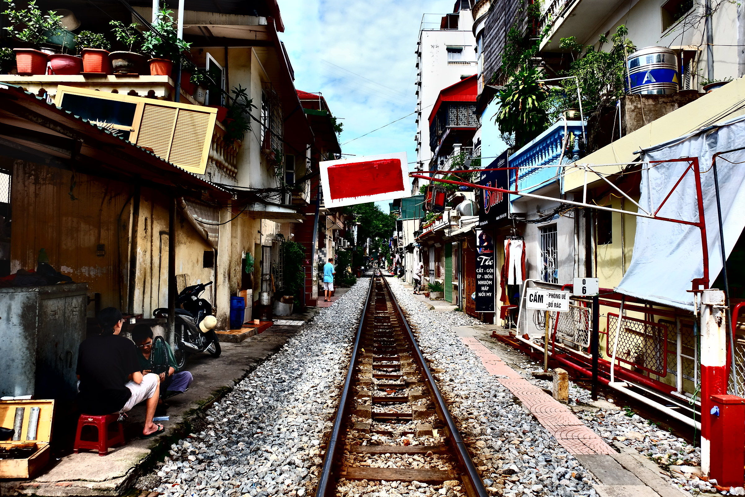 Follow the railroad ...