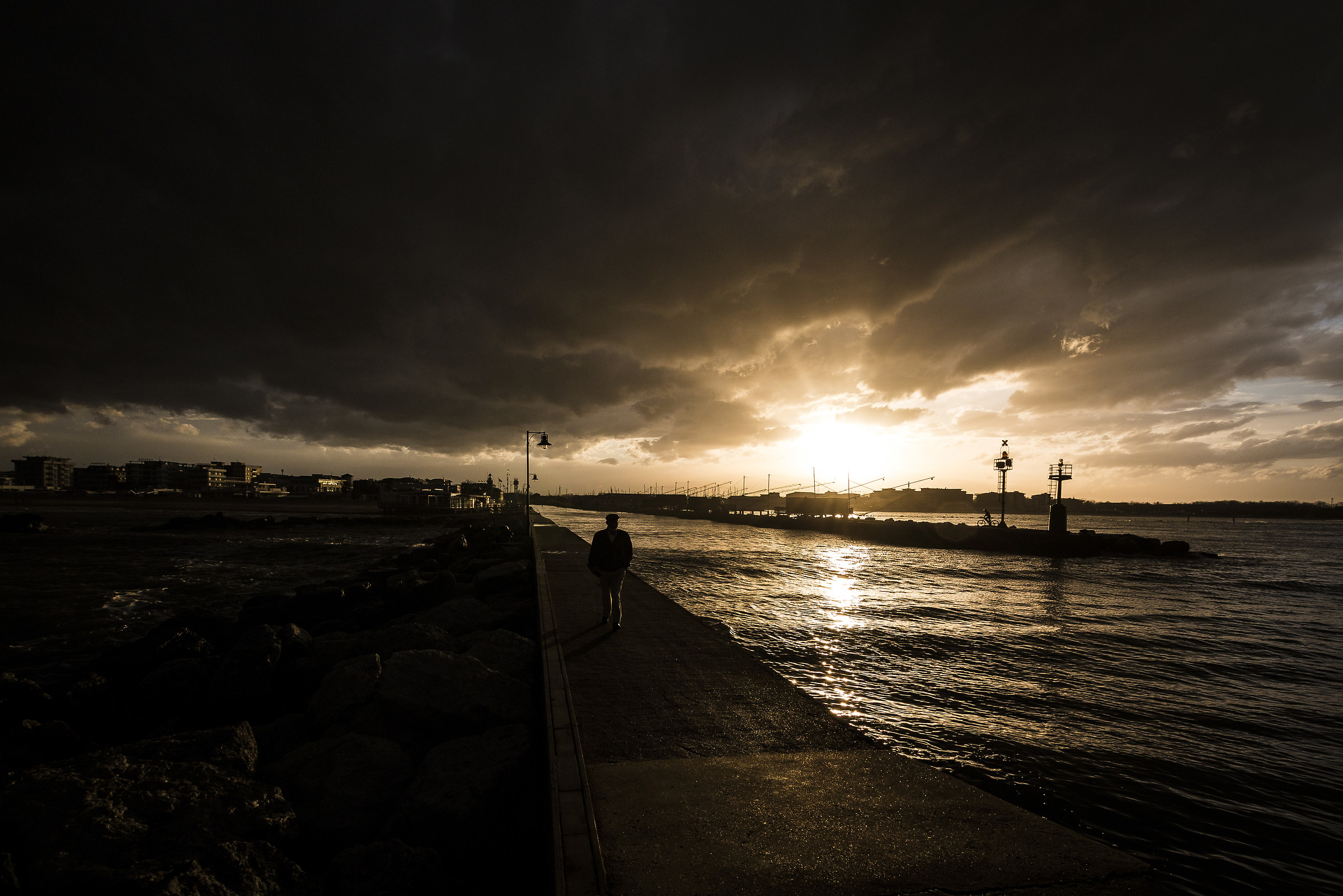 Tramonto a Cesenatico