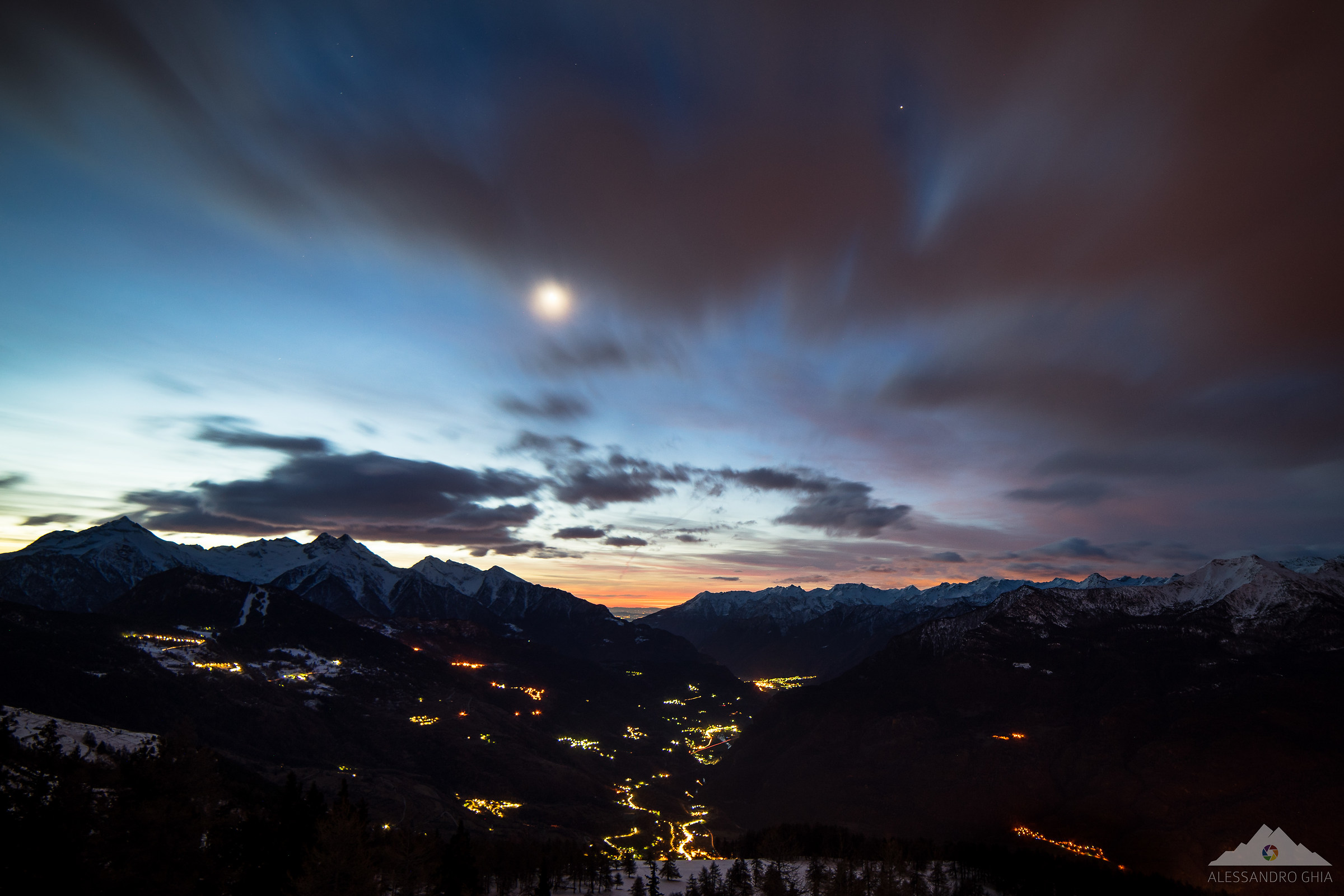 Alba sulla bassa valle