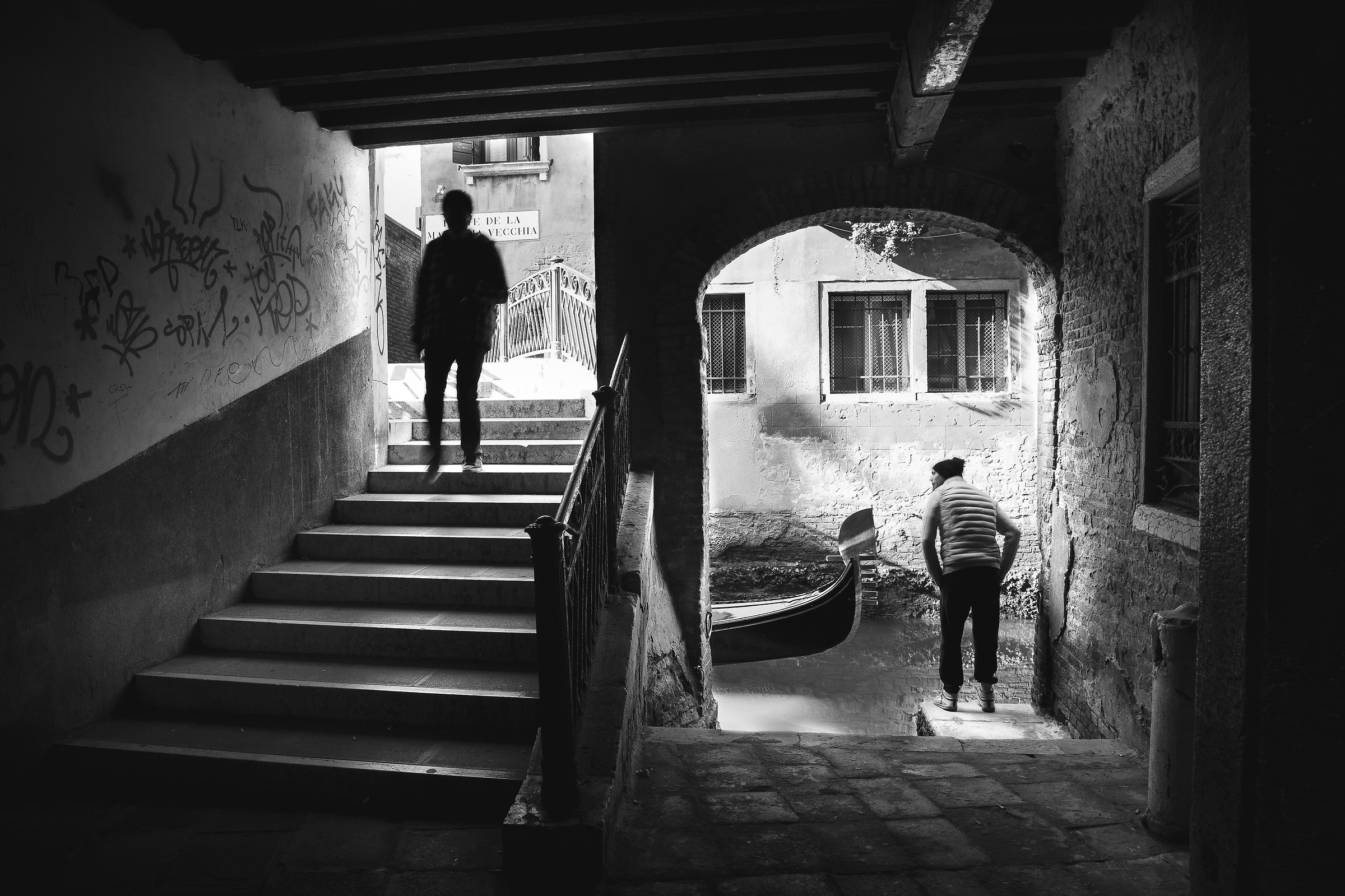 Autoscatto nei vicoli Veneziani