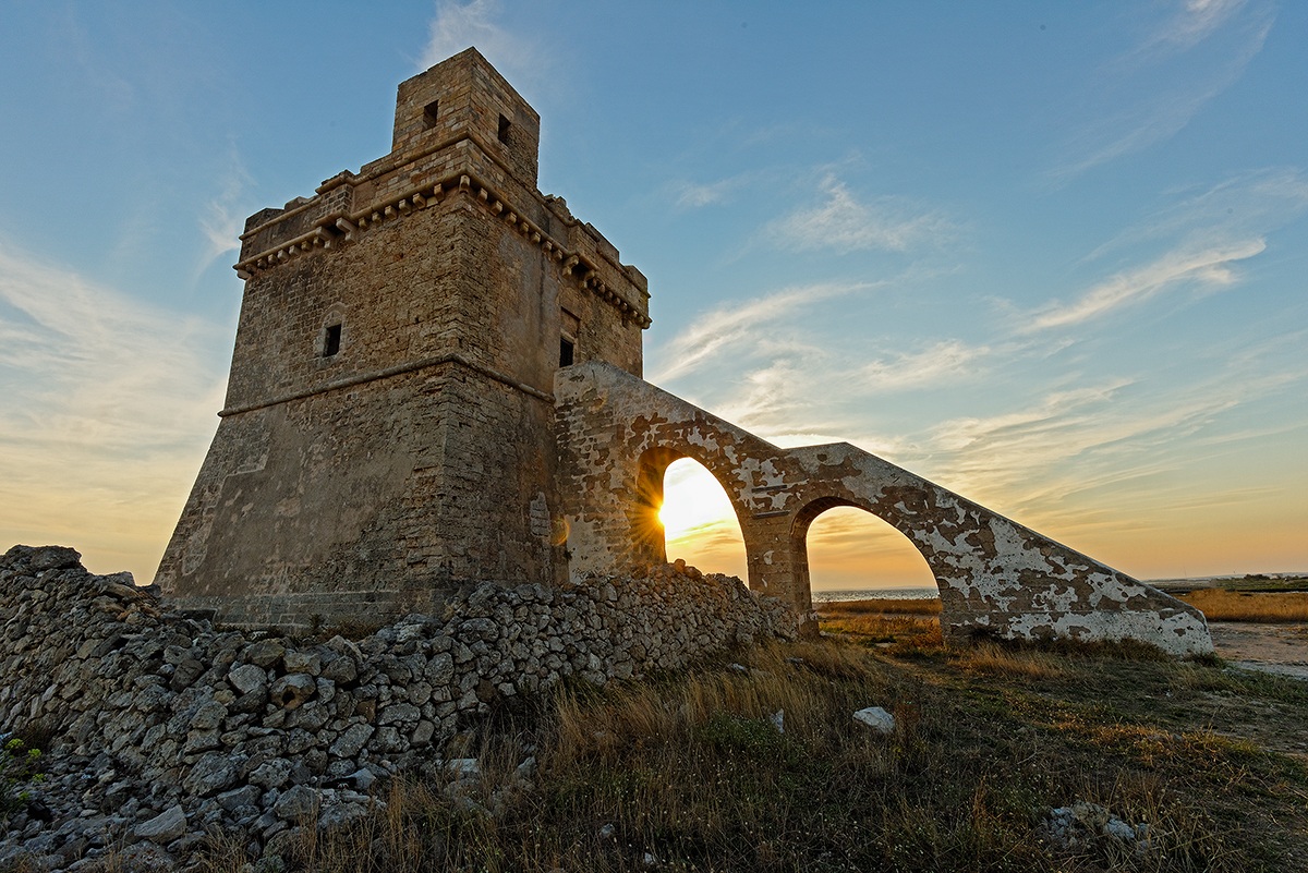 Sunset in Torre Squillace