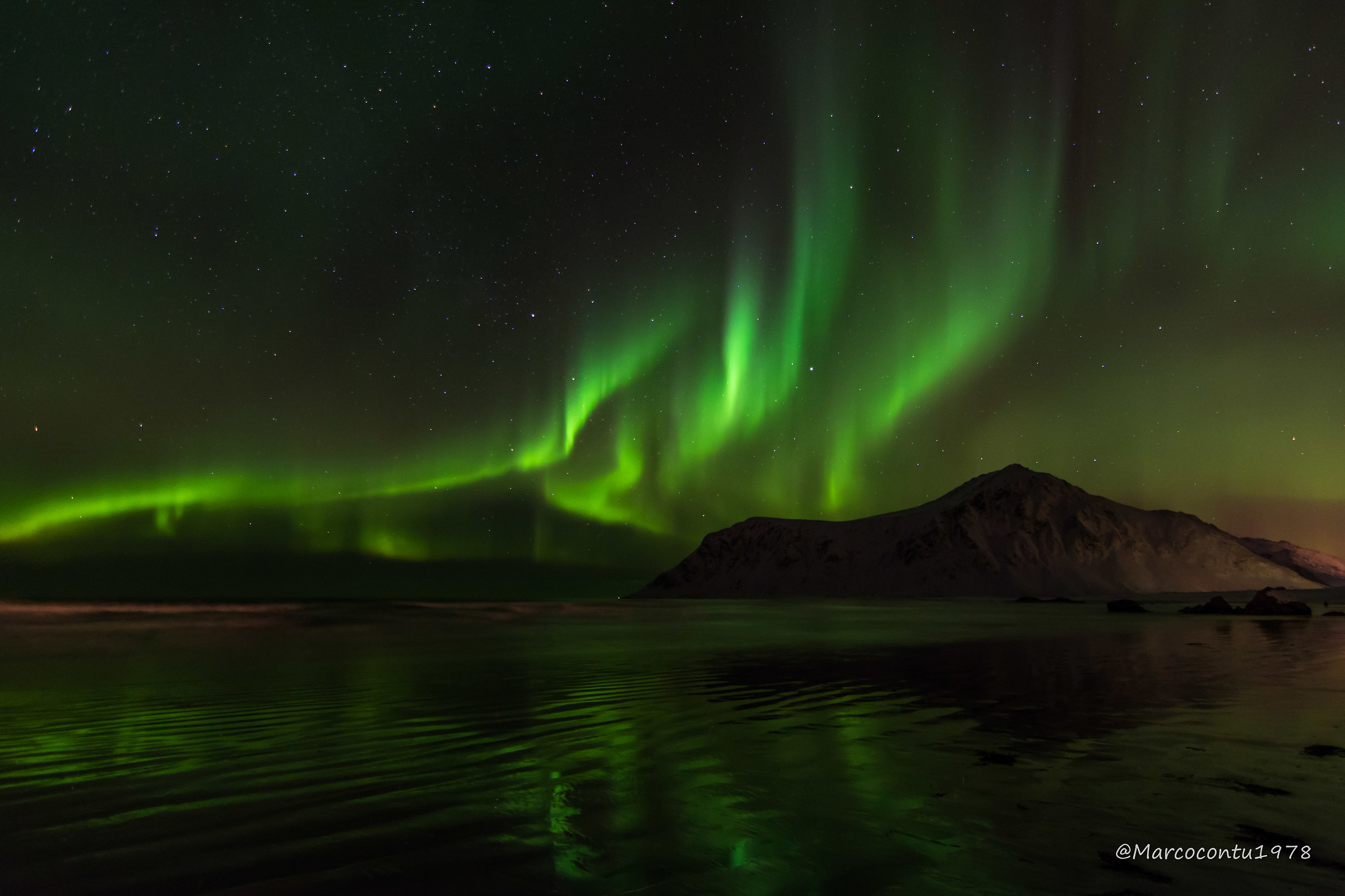 La mia prima aurora boreale!