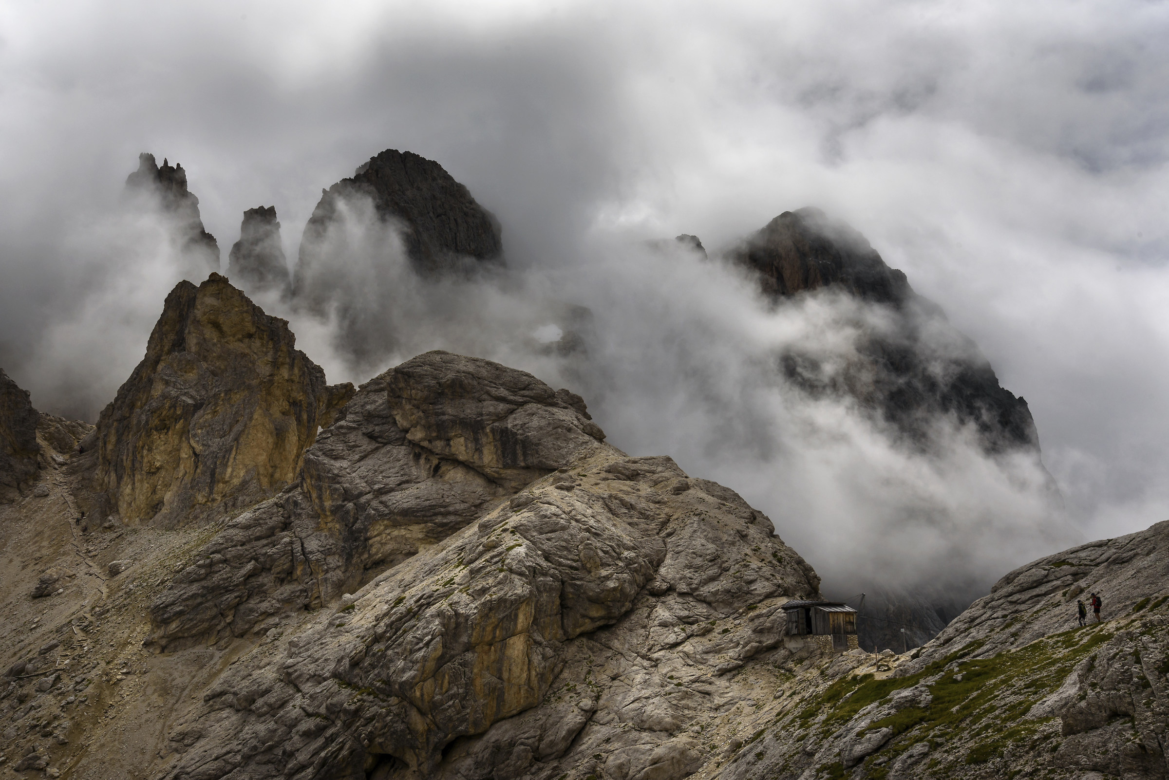 To the Pale di San Martino coming down from Mount Mulaz