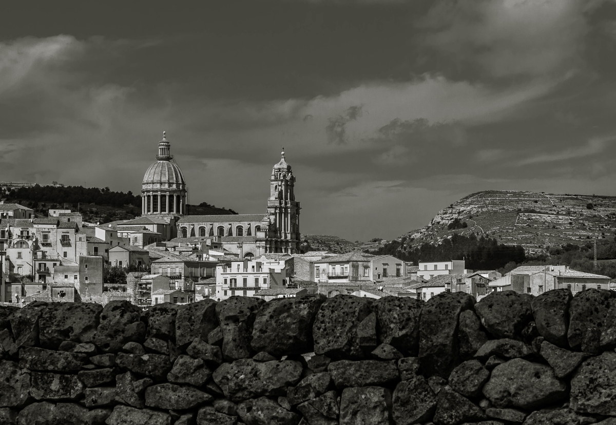 Beyond the dry stone wall ....