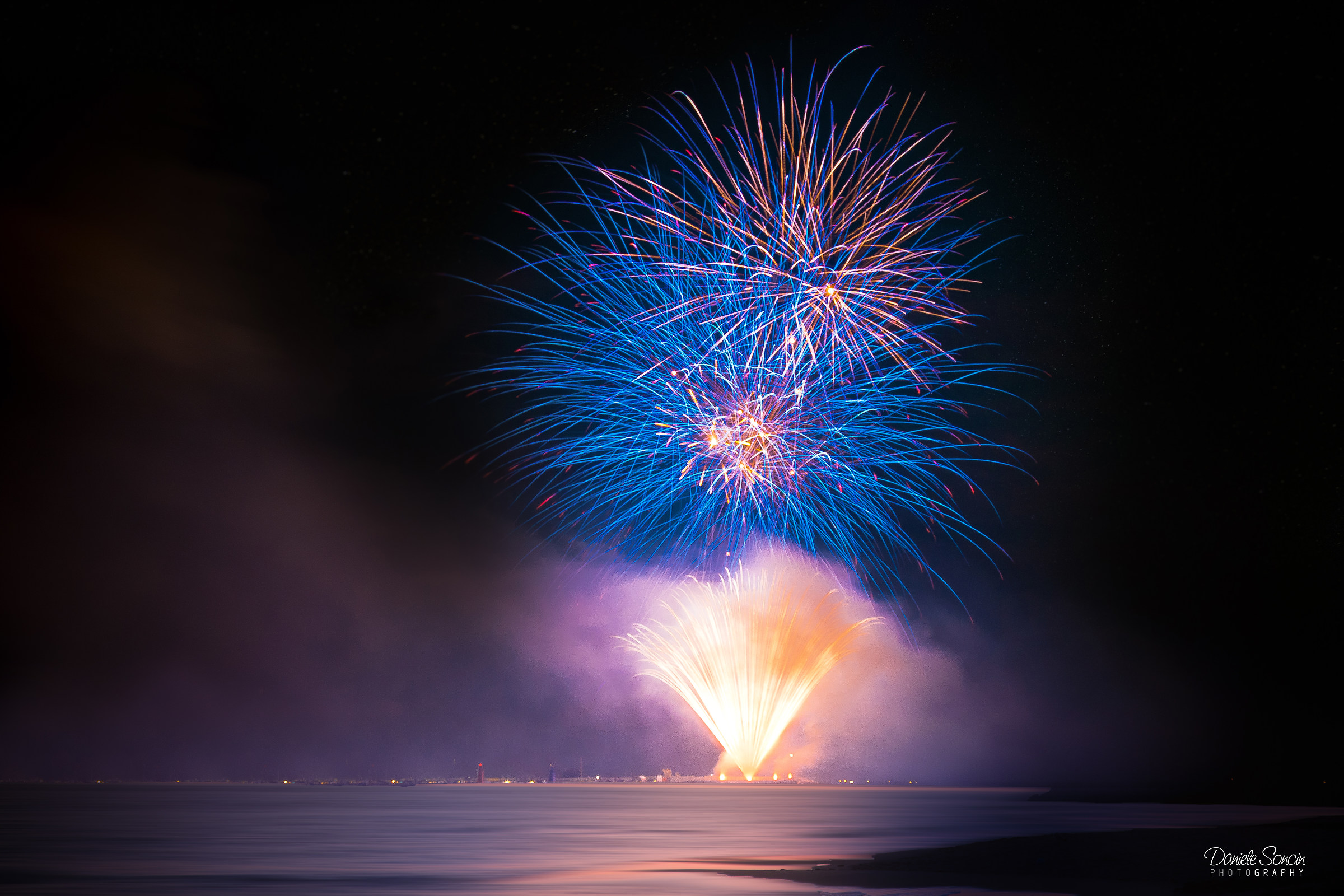 First experiment of Fireworks