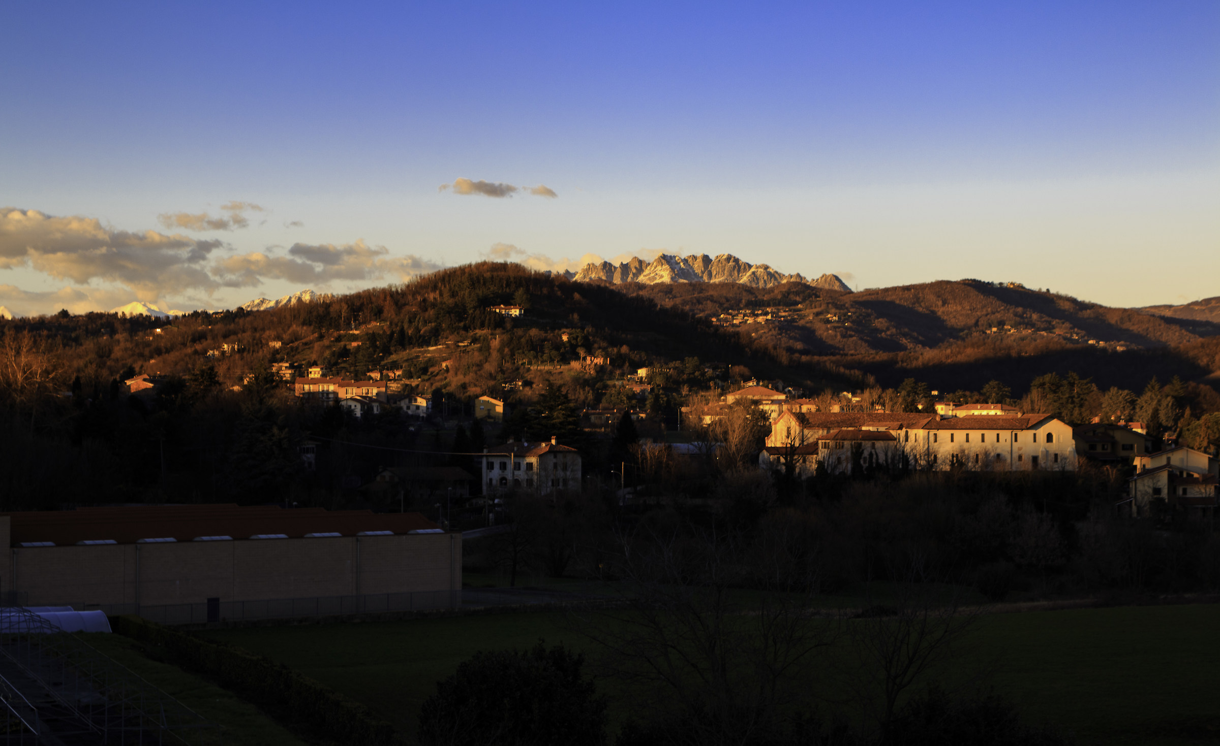 The resegone at sunset