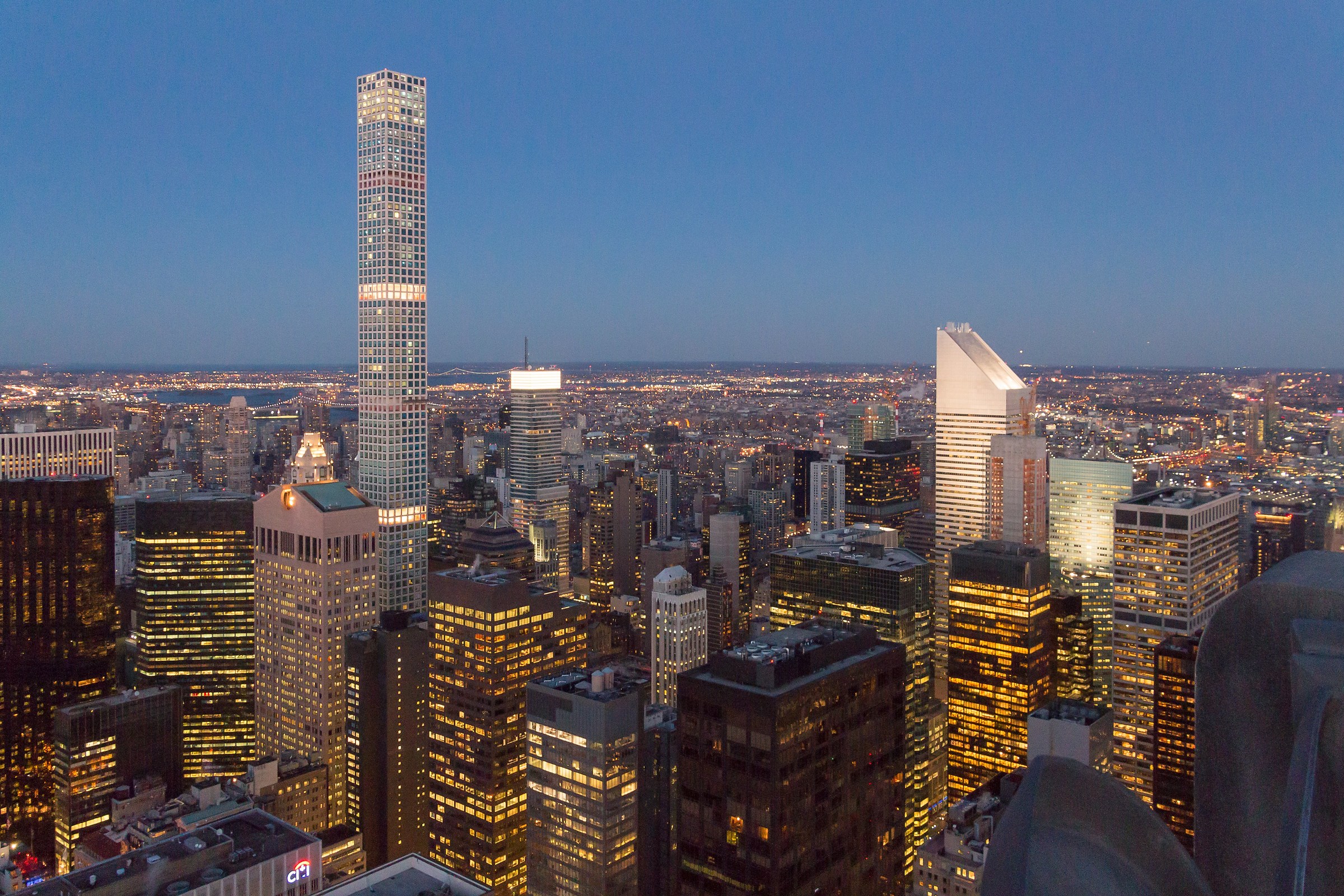Top of the Rock blu hour