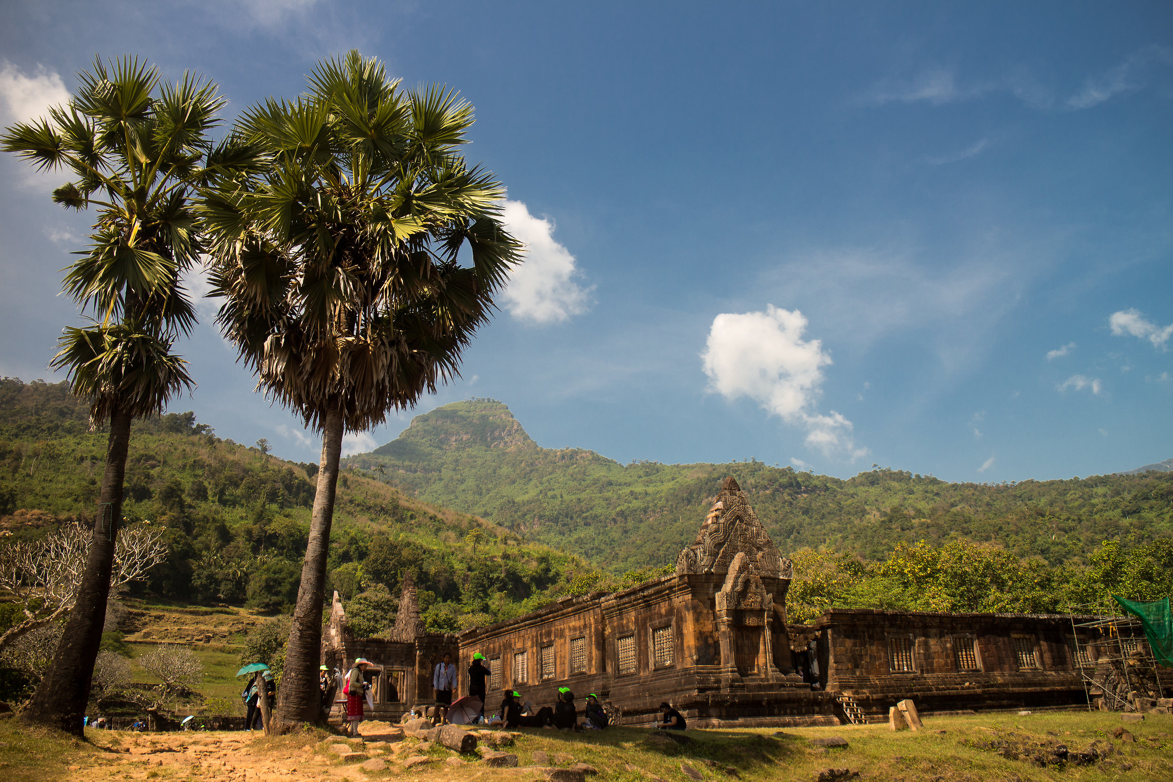 Khmer ruins in Champasak