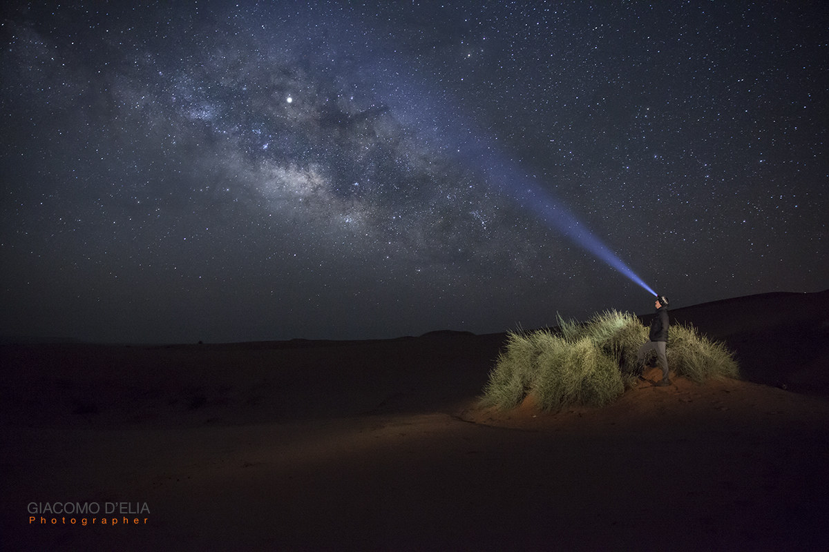 The Milky Way seen from the Sahara