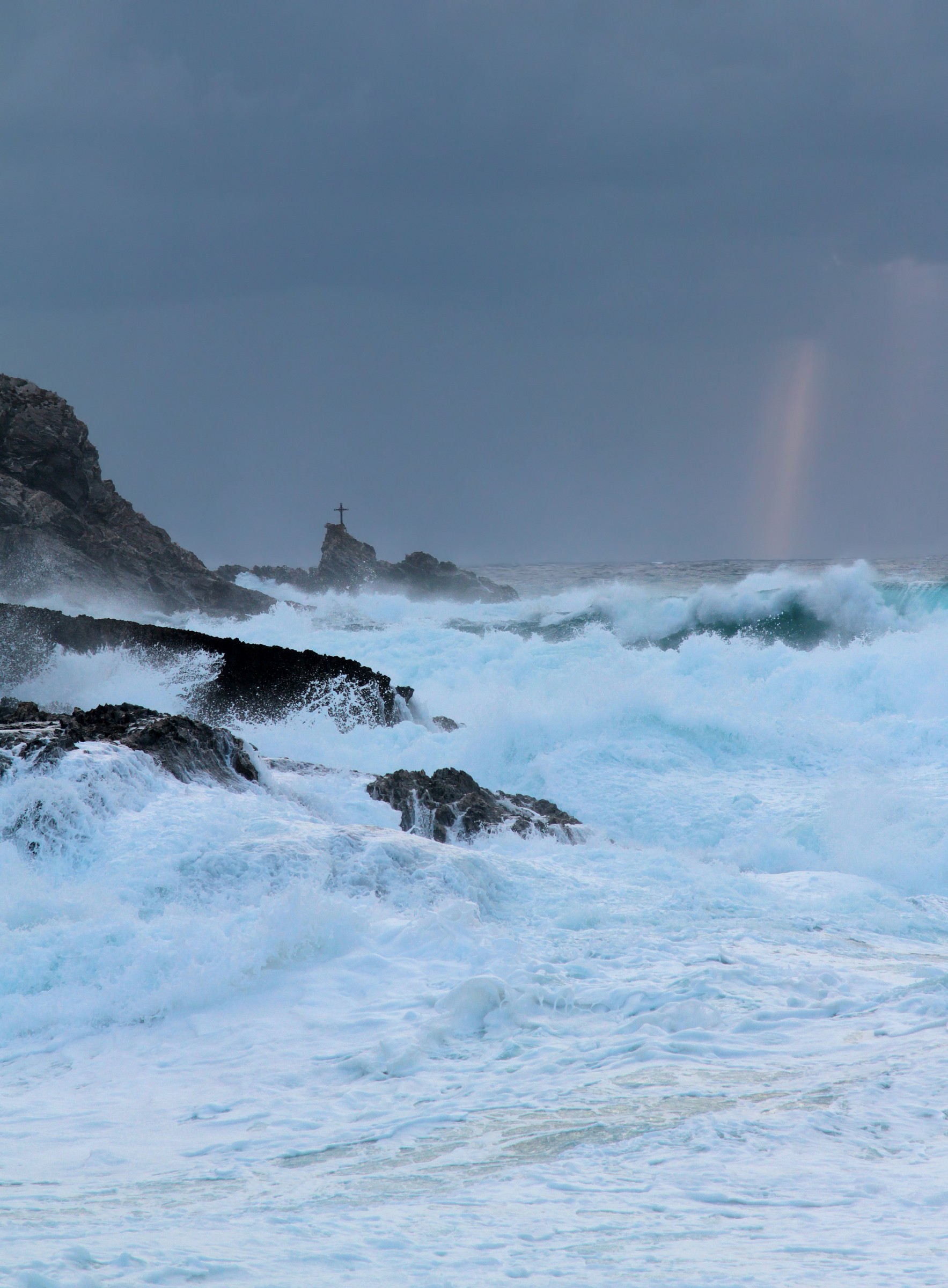 Mare Argentiera dal paese