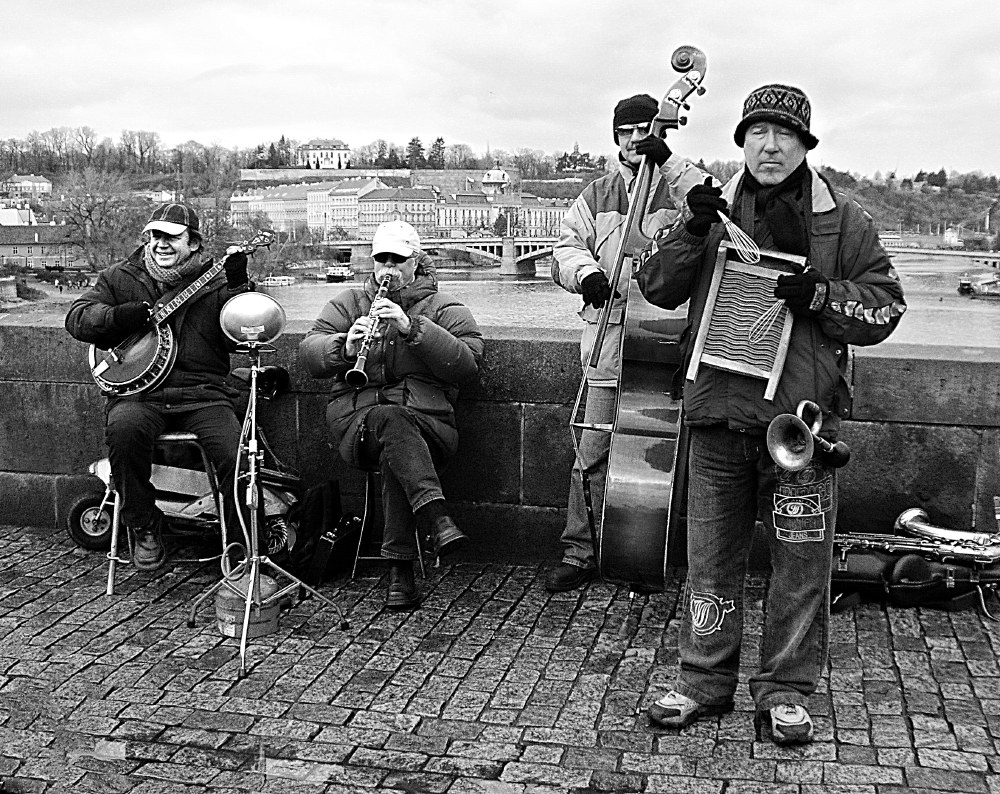 Charles Bridge in Prague and its artists