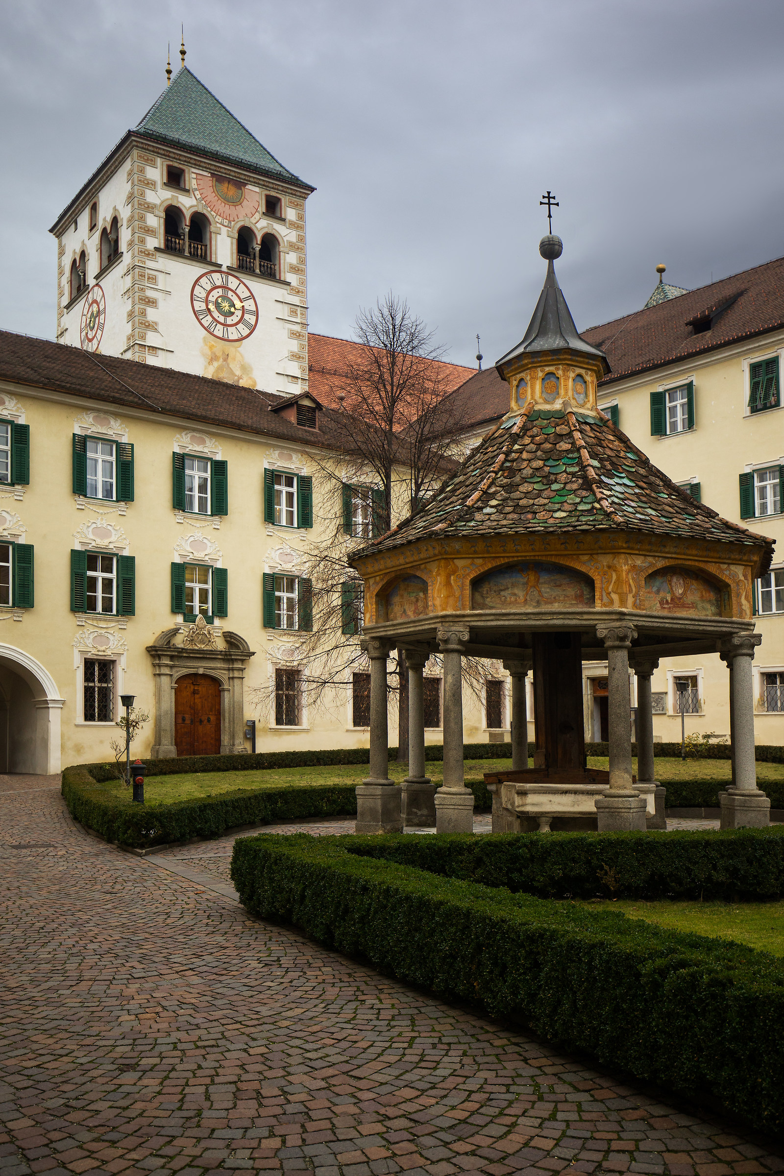 Abbazia di Novacella - Il cortile