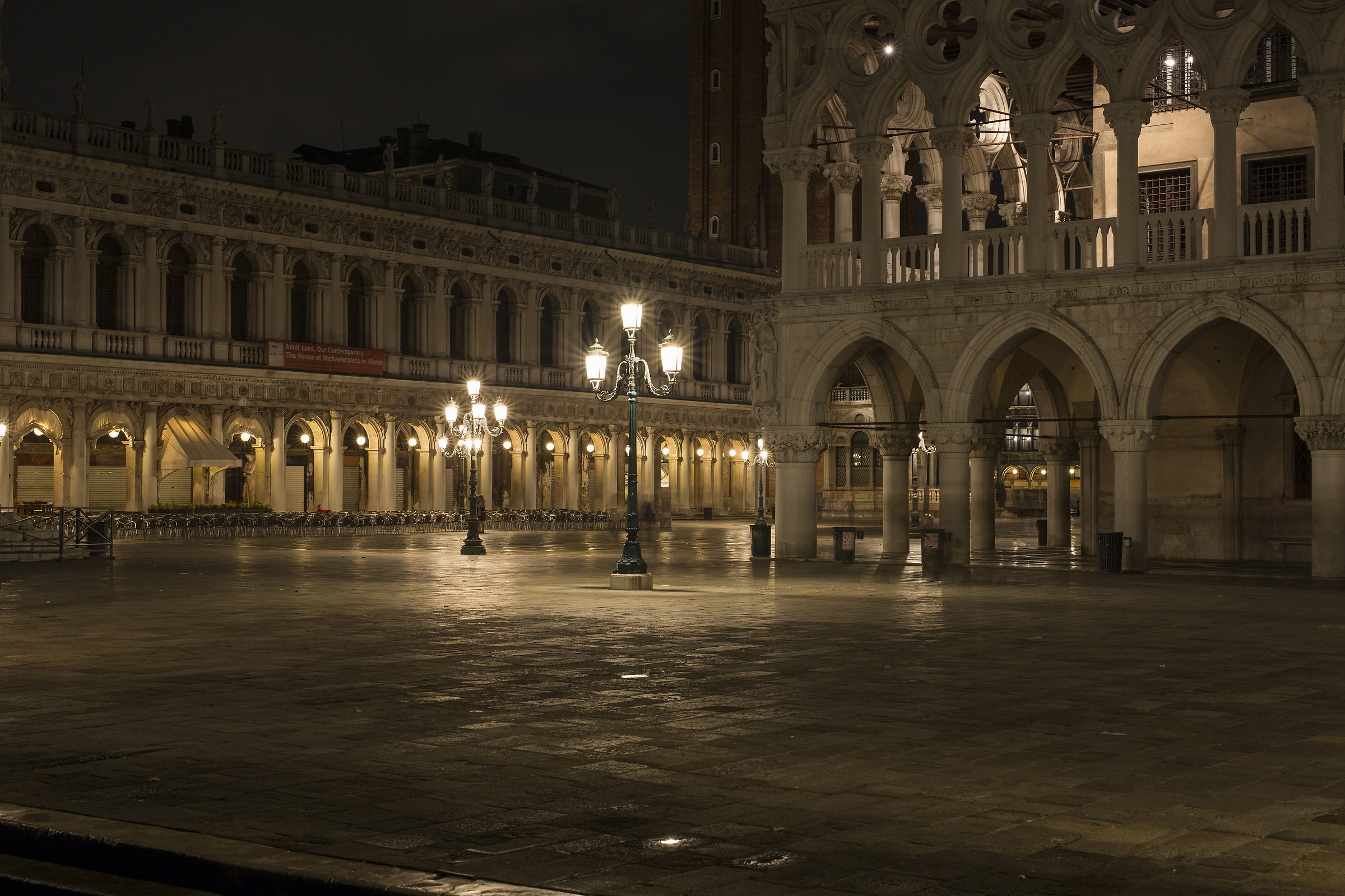 Around the corner of the Doge