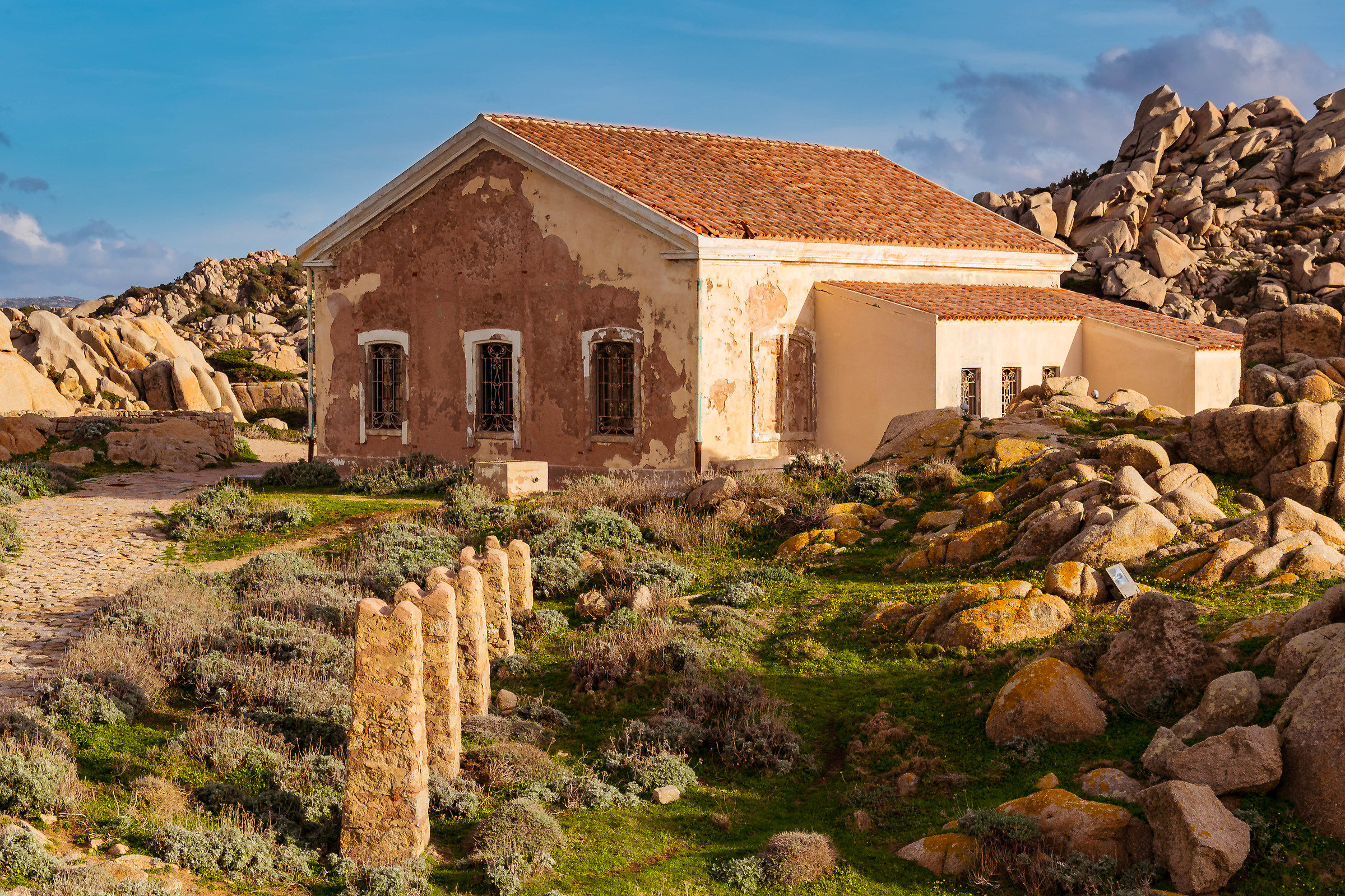 Isolated among the rocks