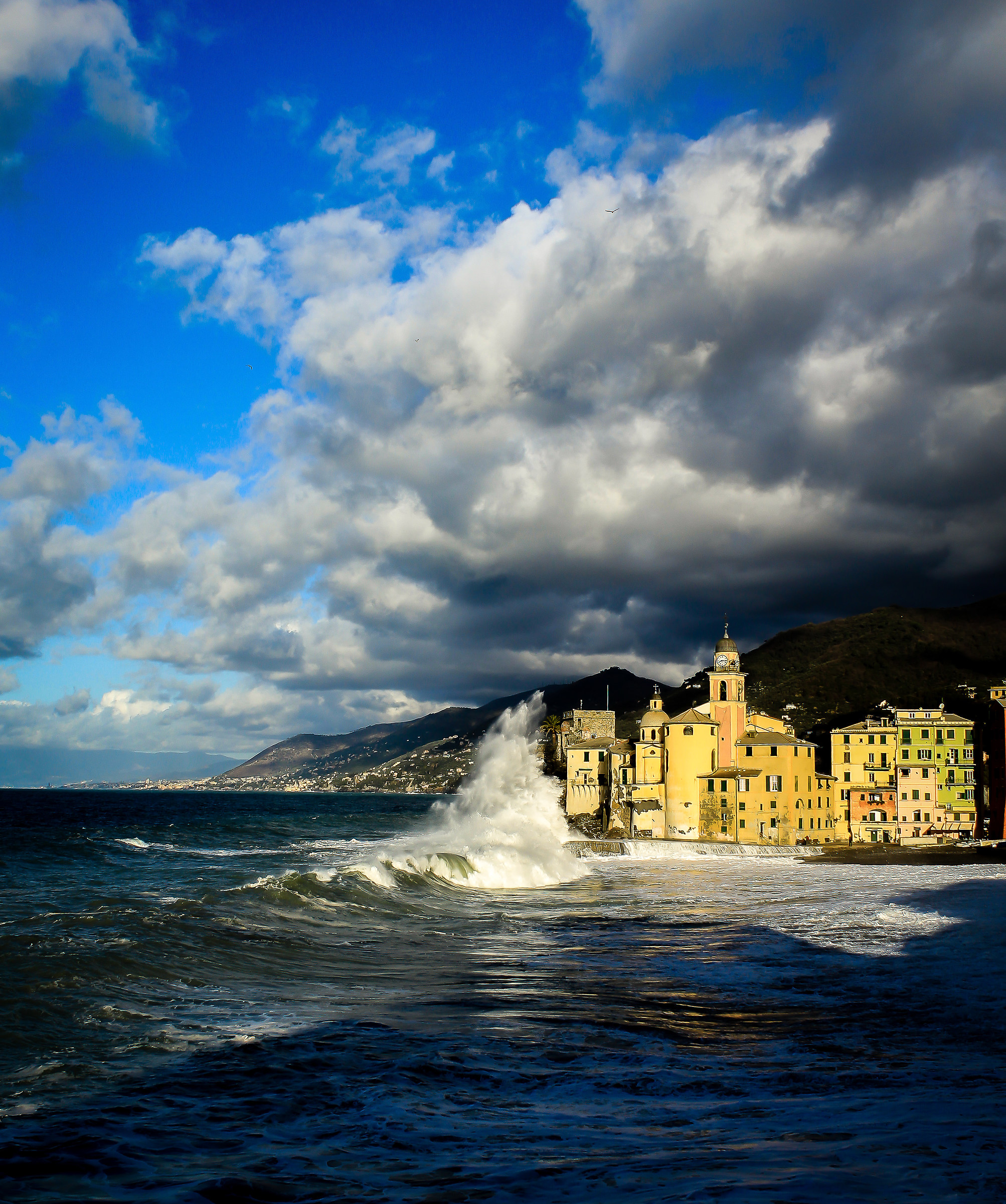 Tempesta in camogli