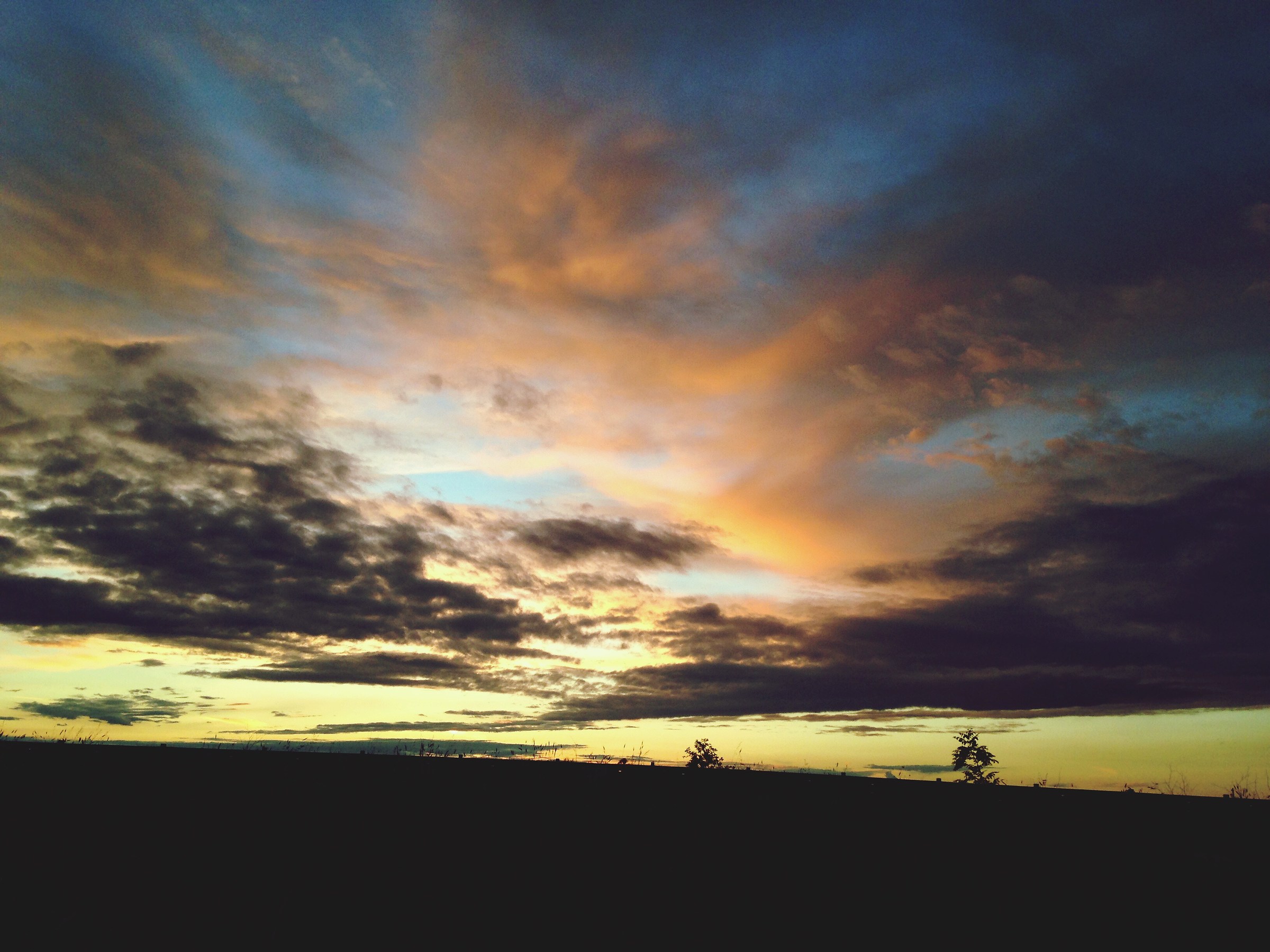 Murgia national park, sunset