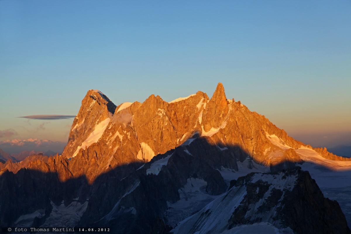 Dente del Gigante al tramonto