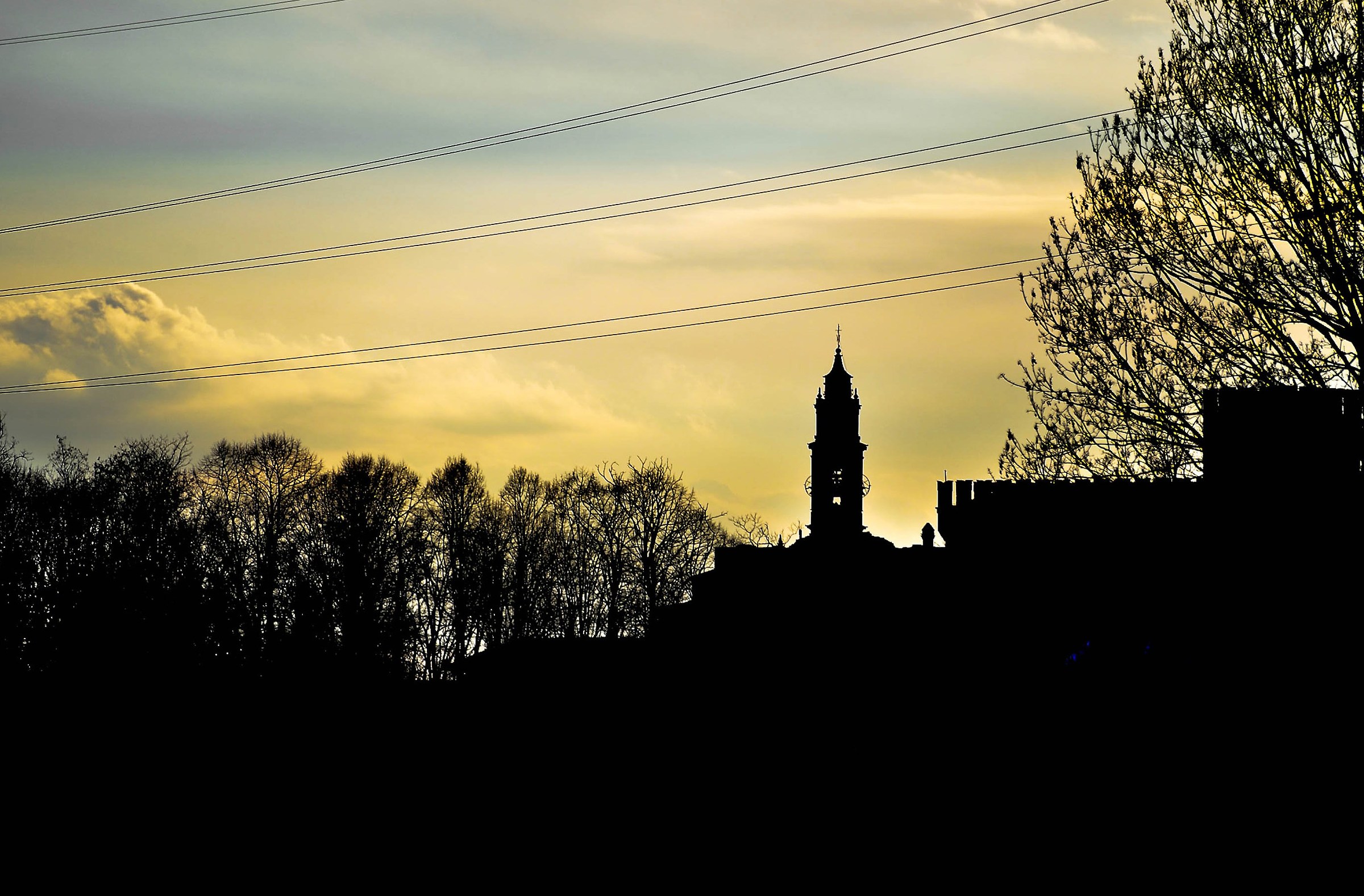 tramonto su carimate