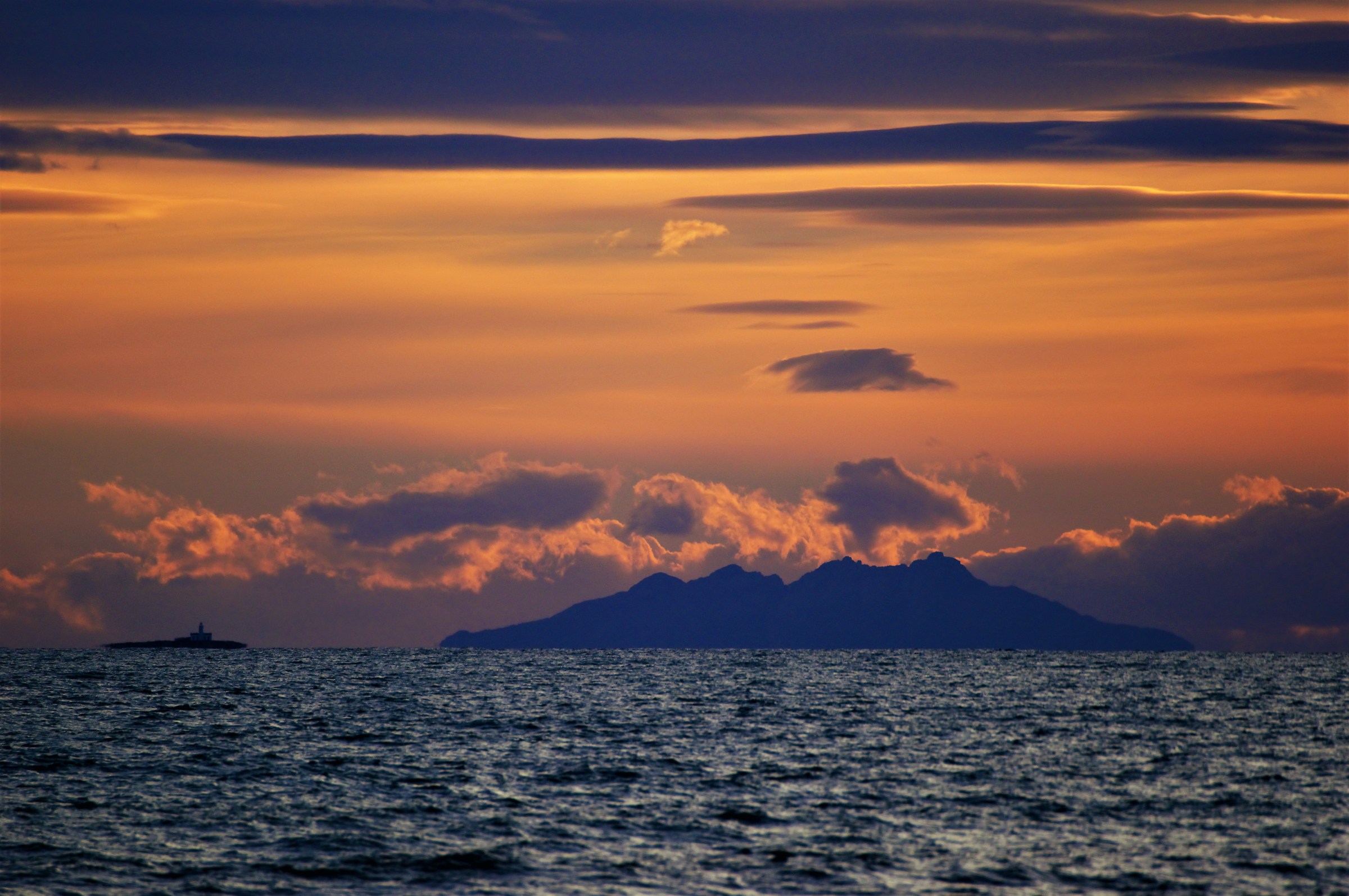 Montecristo and the lighthouse of the Ants by M. Alberese