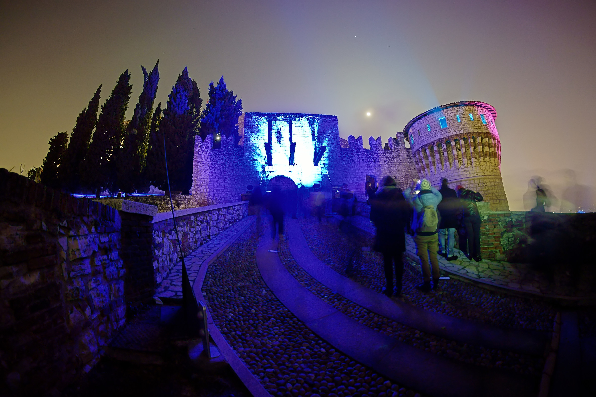 Entrance to the castle of Brescia - Cidenon 2017