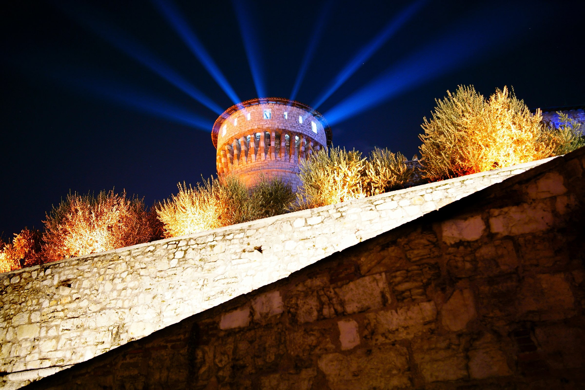 Entrance to the castle of Brescia - Cidenon 2017