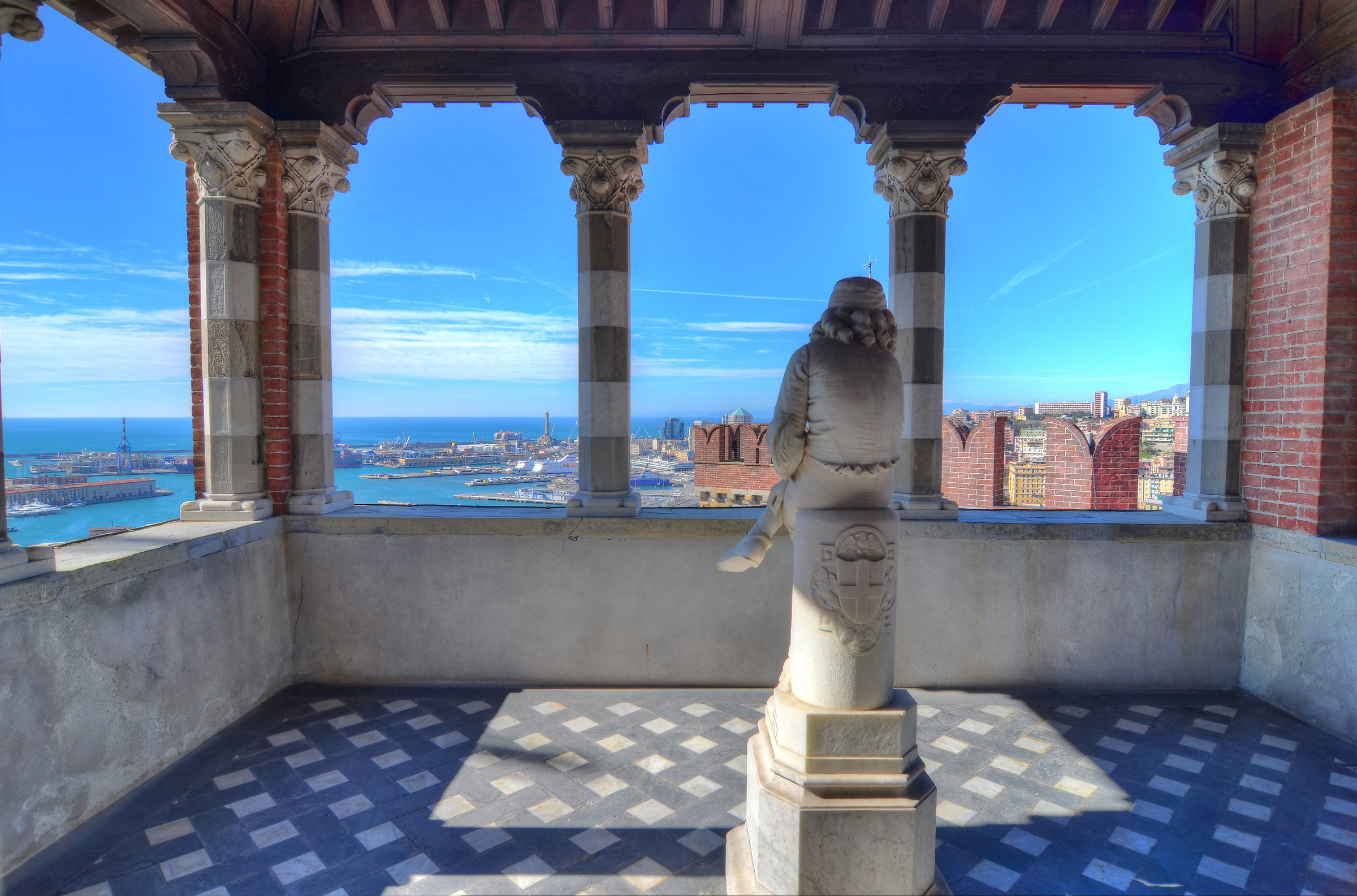 from the castle D'Albertis