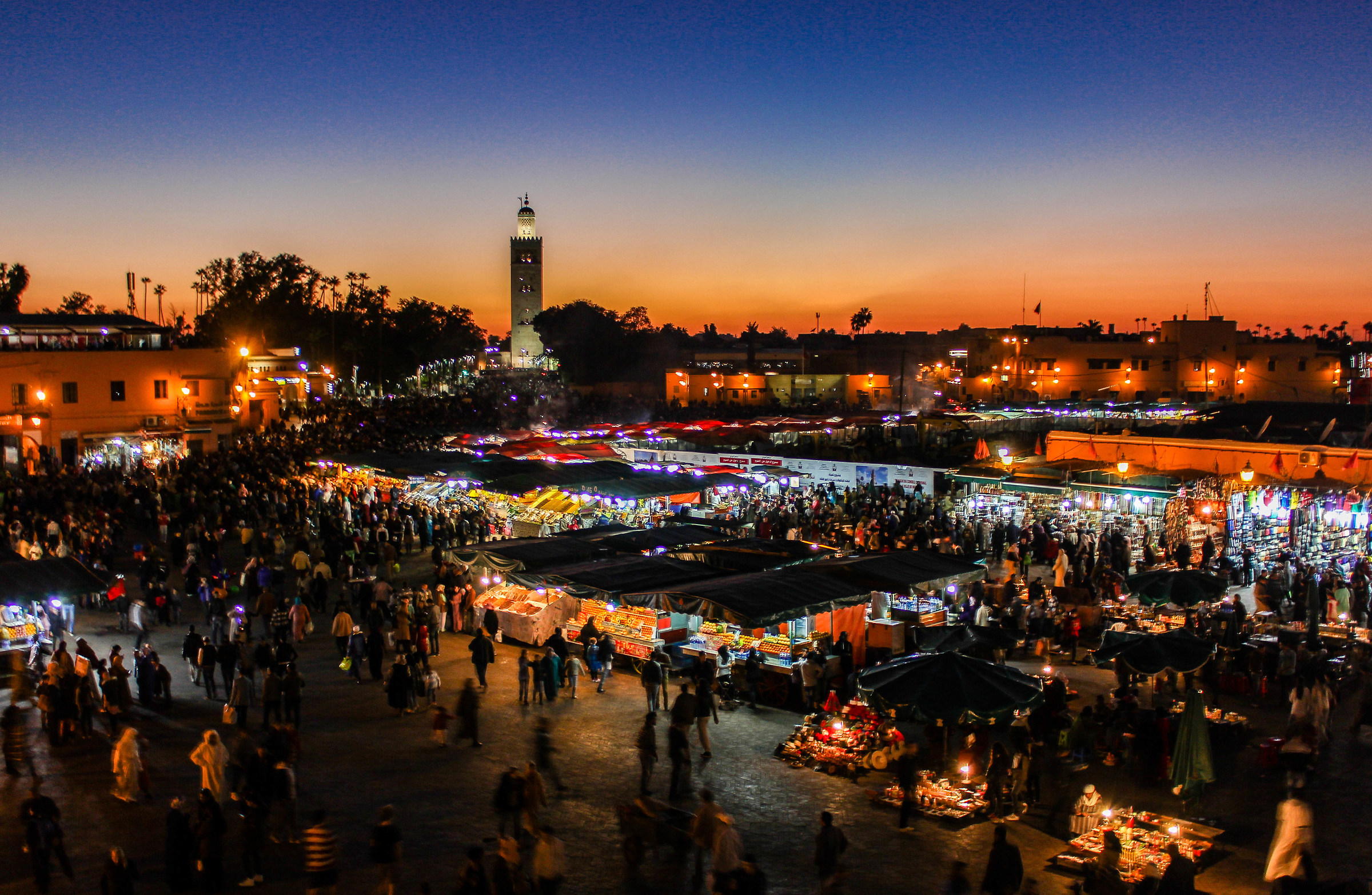 Twilight in Marrakech
