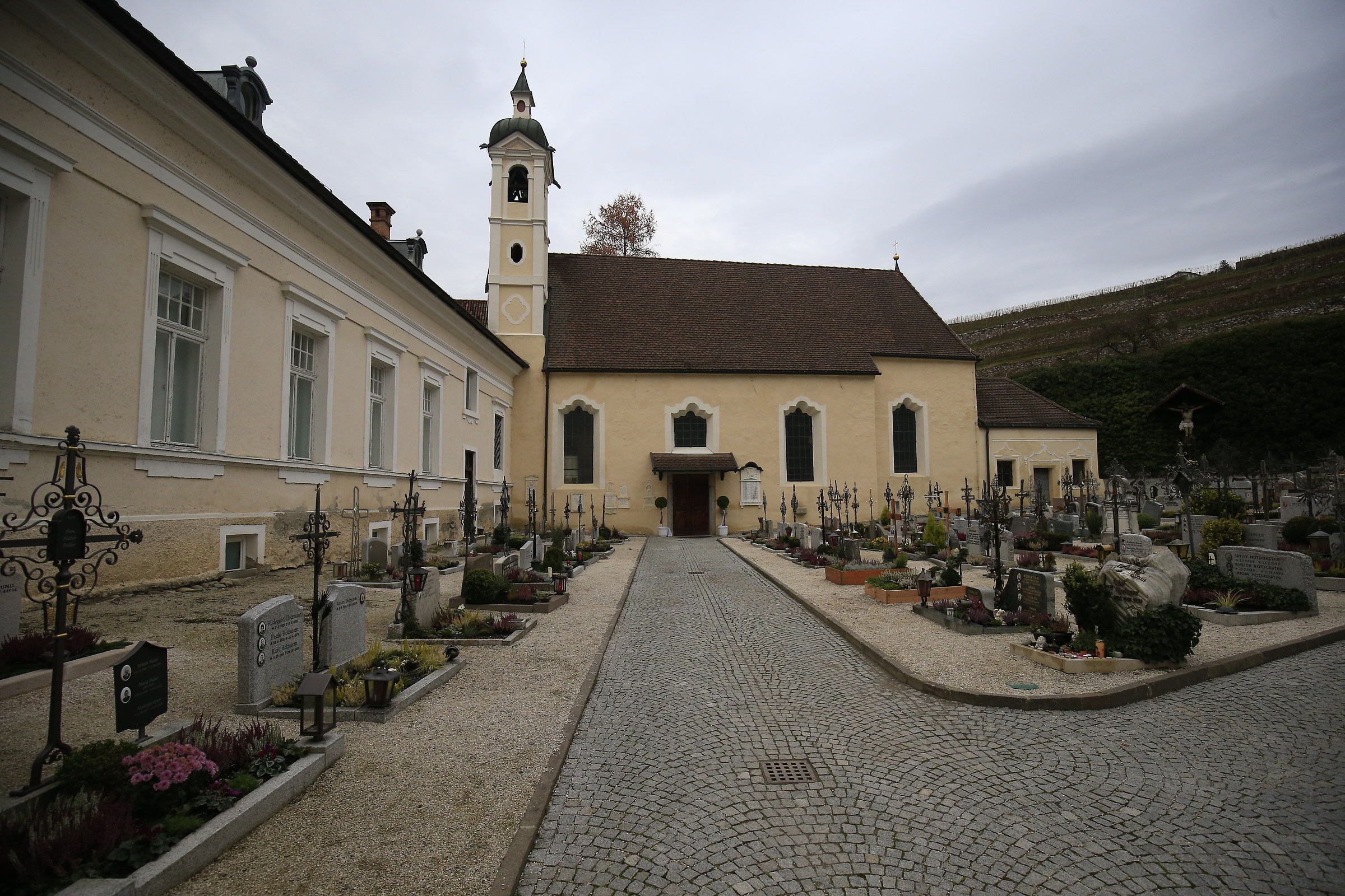Il cimitero dell'Abbazia di Novacella
