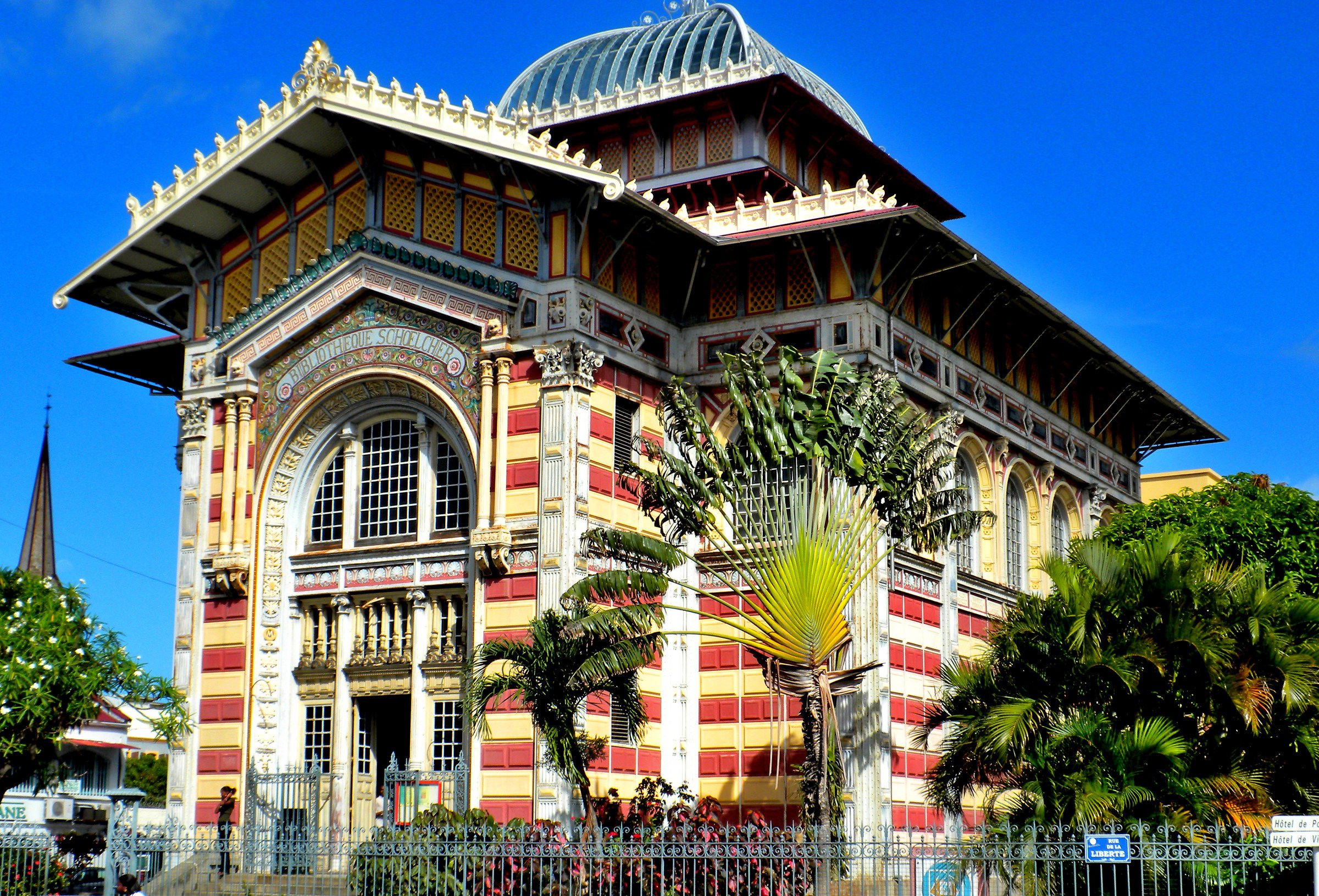 Biblioteque Shoelscher,Fort de France (Martinique)