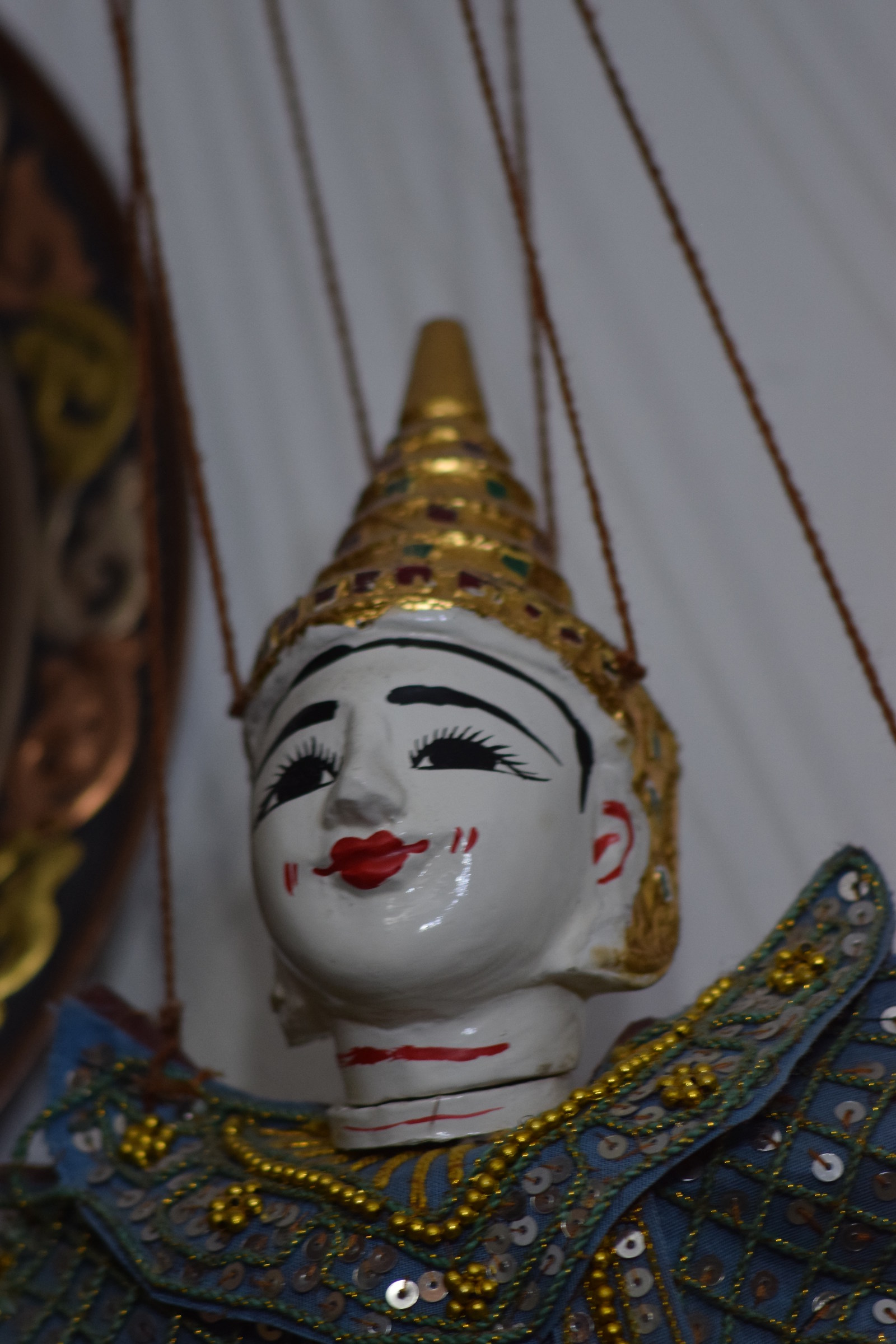 The profile of Thai marionette