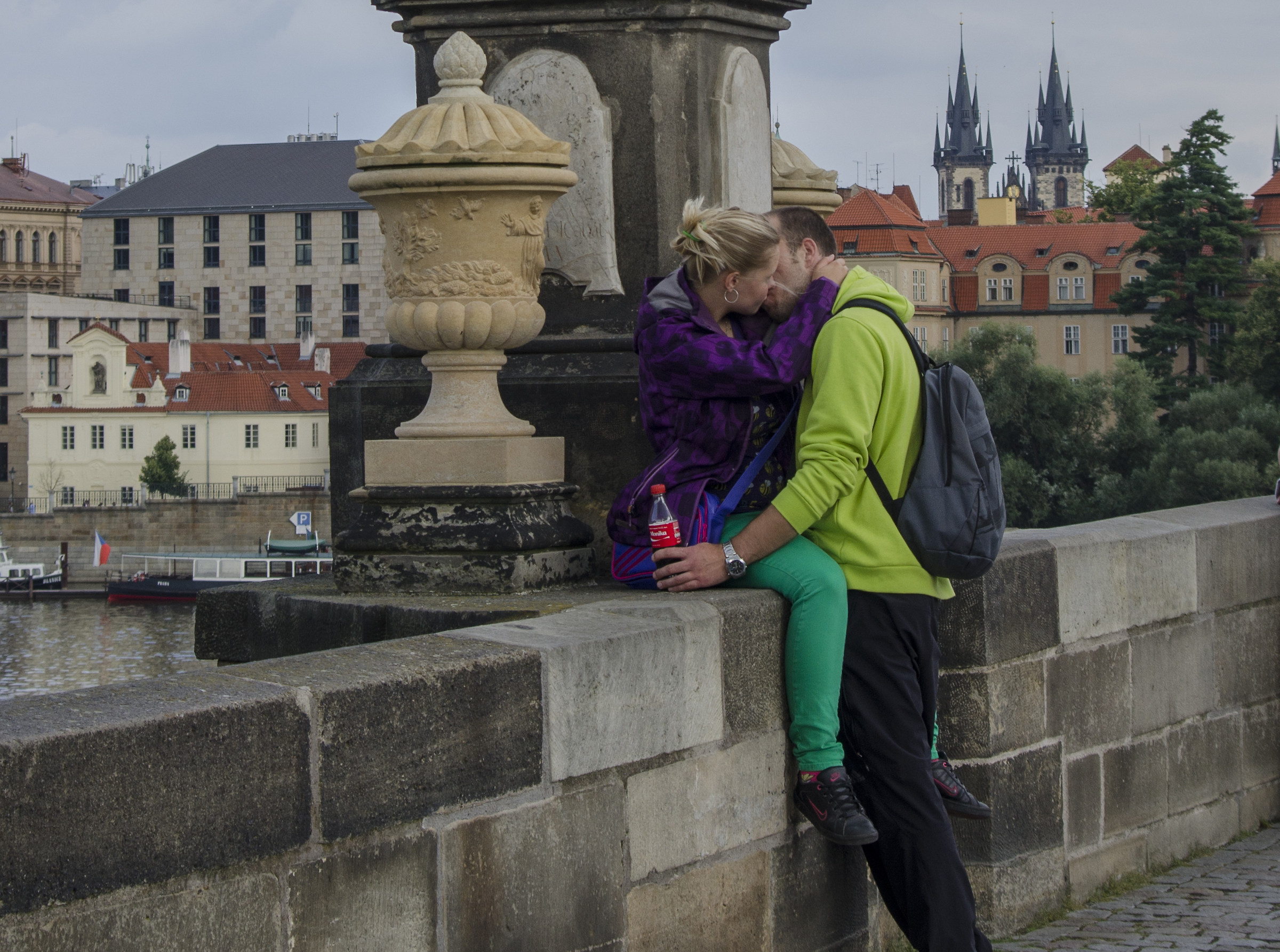 innamorati sul ponte Carlo