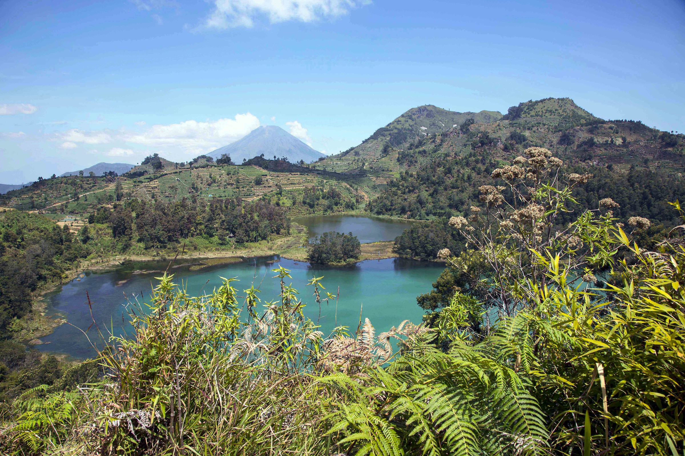 Lake in deep sea - Indonesia