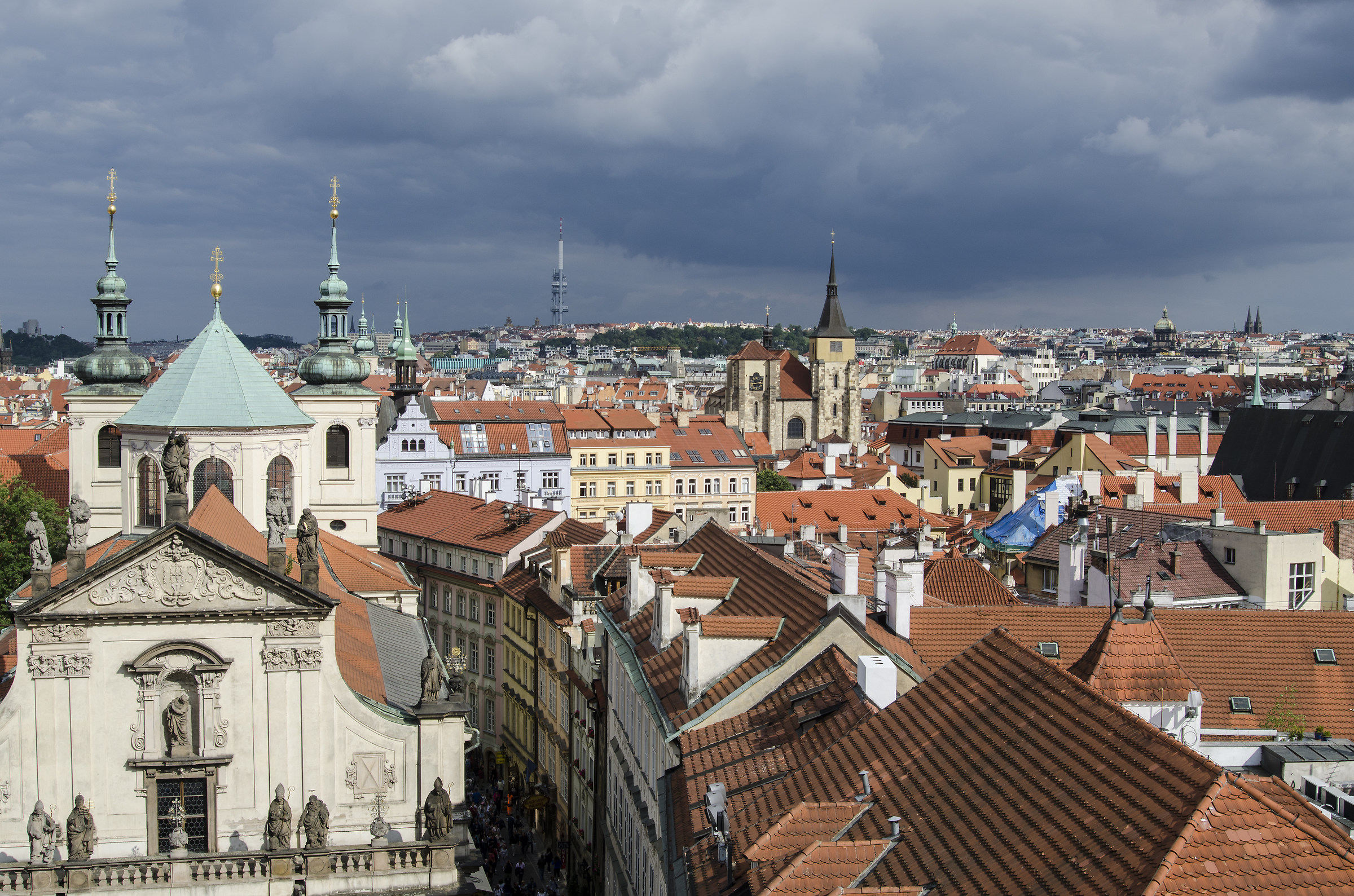 sopra i tetti di Praga