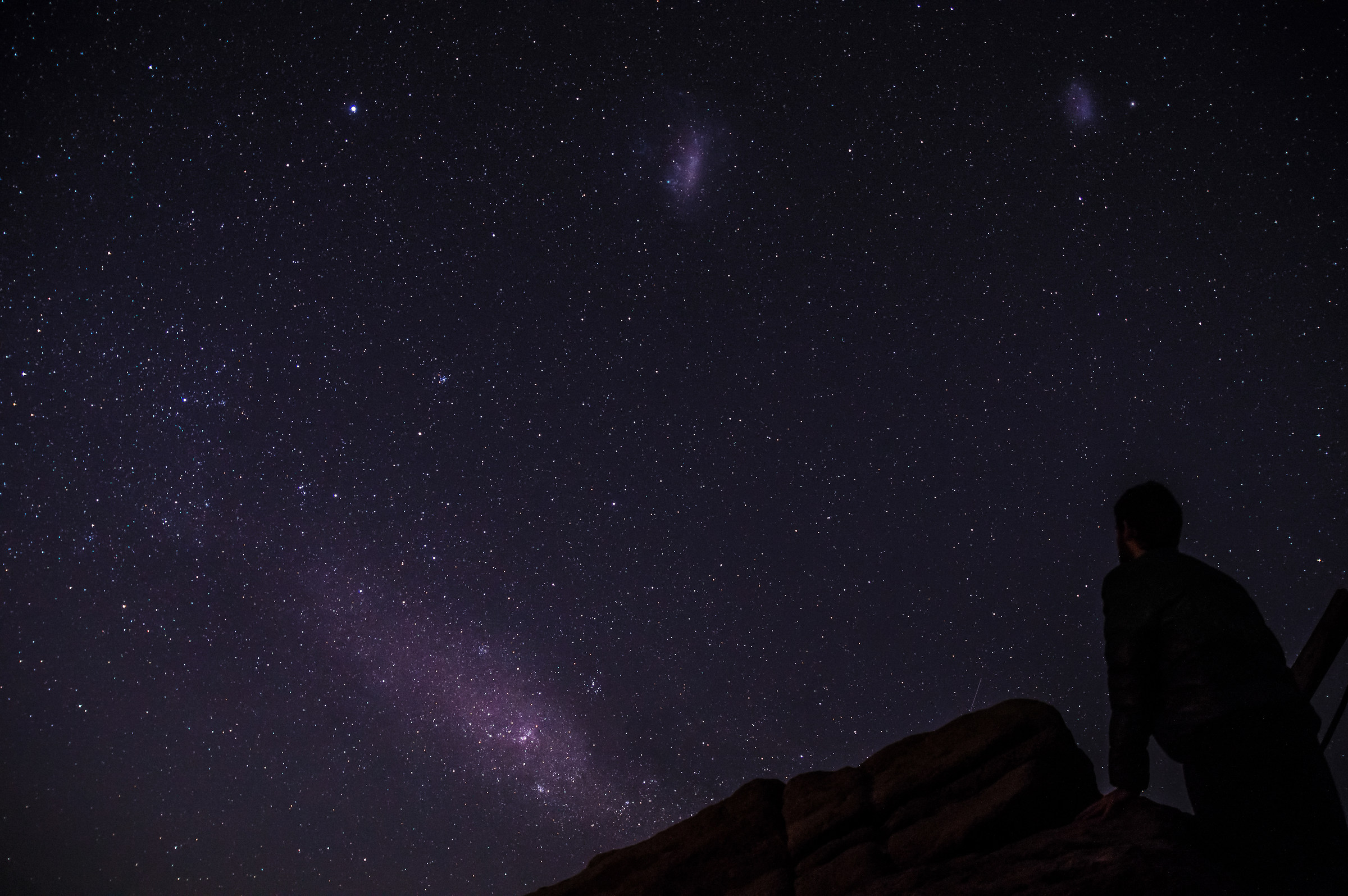 Ammirando il cielo del sud