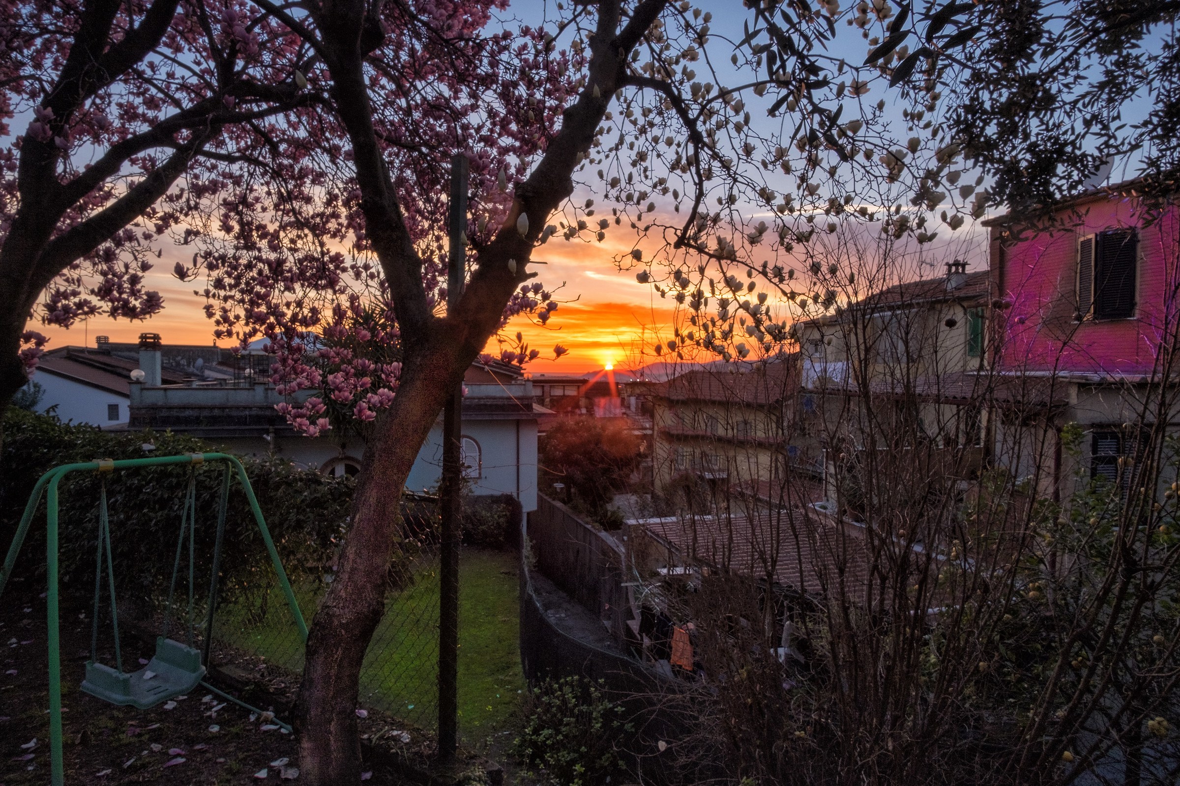 Tramonto da casa mia