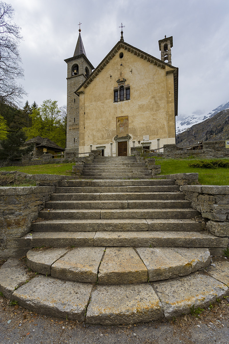 Old church of Staffa in Macugnaga