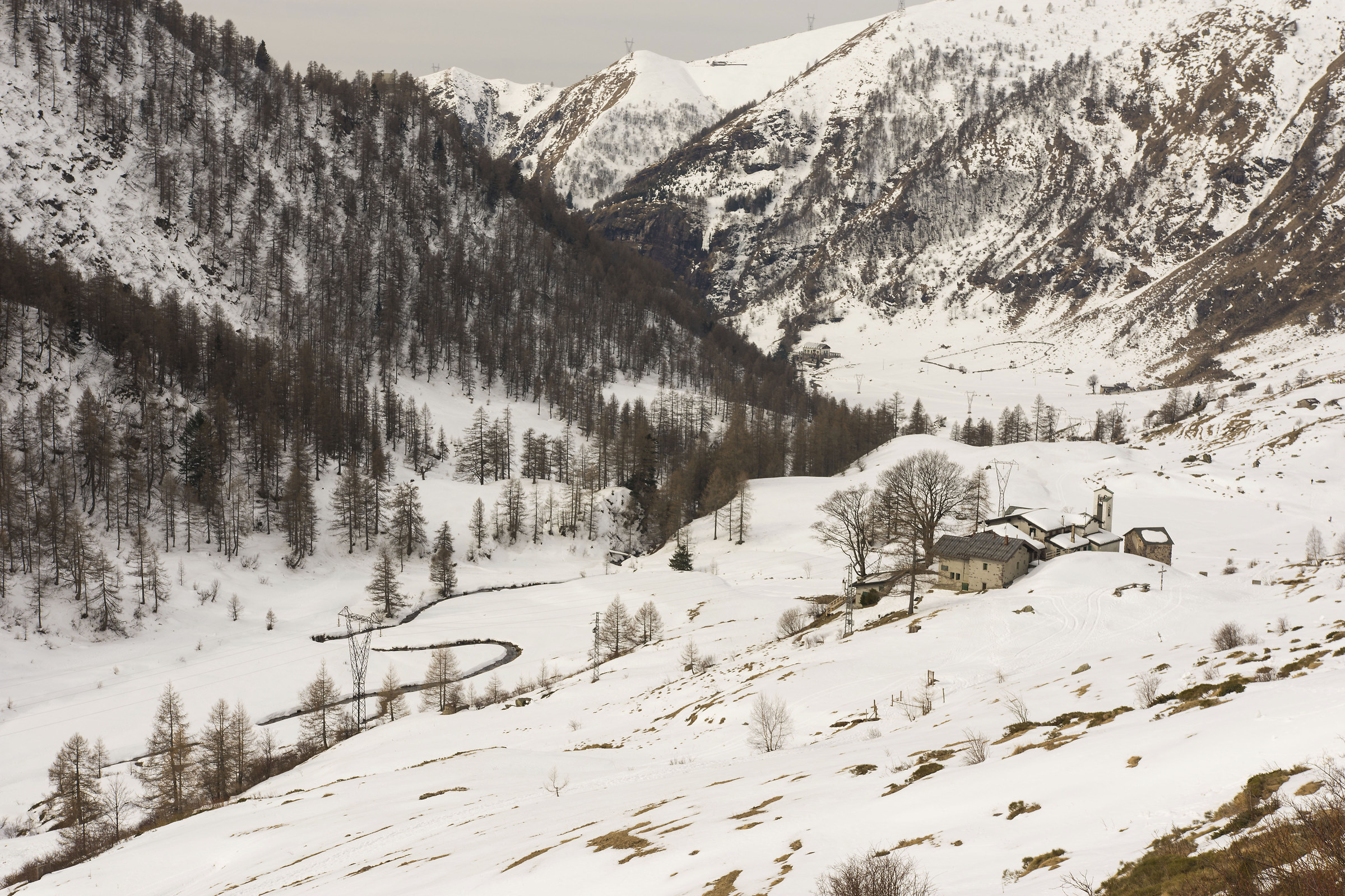 Winter in Val Biandino