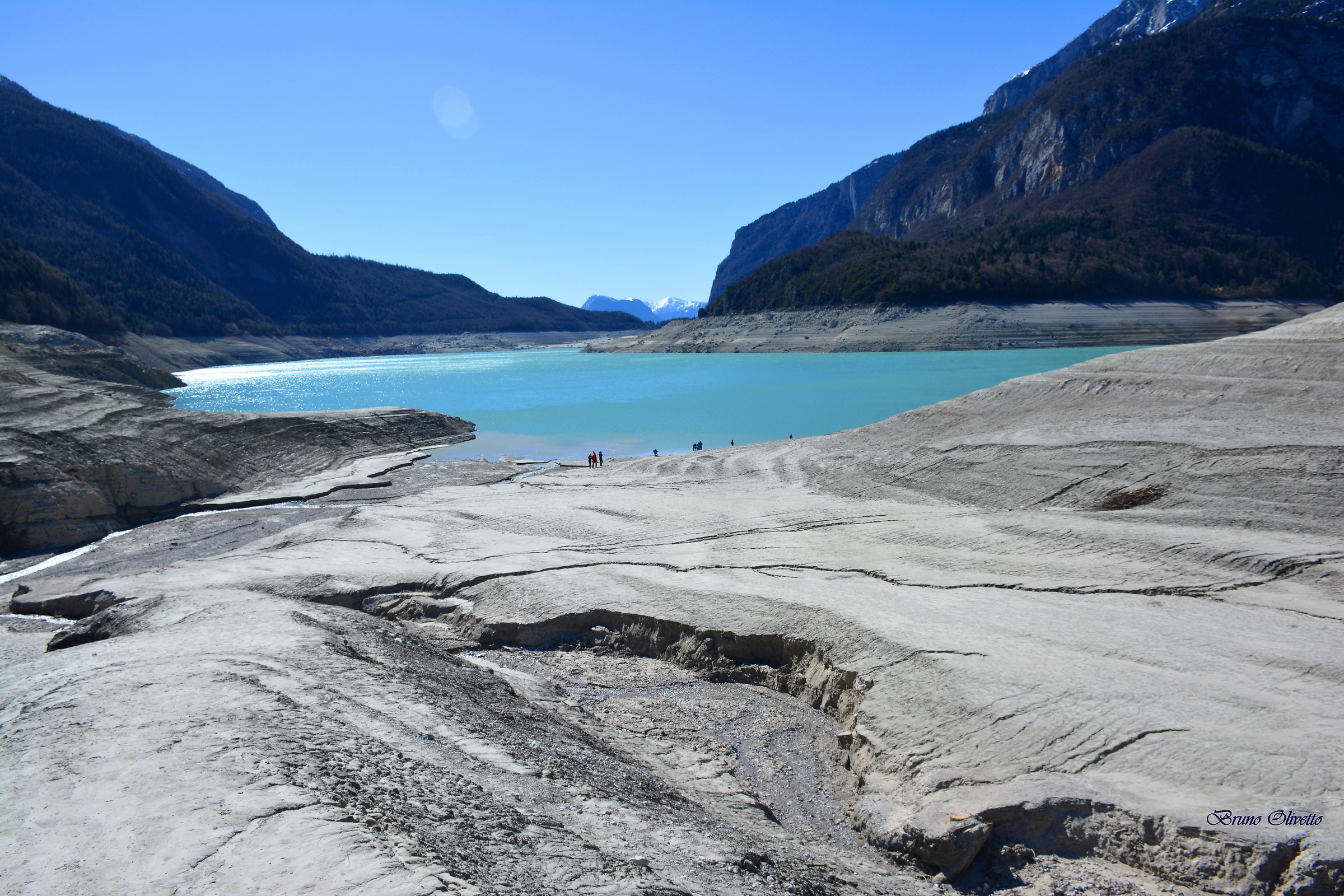 lago svuotato (molveno)