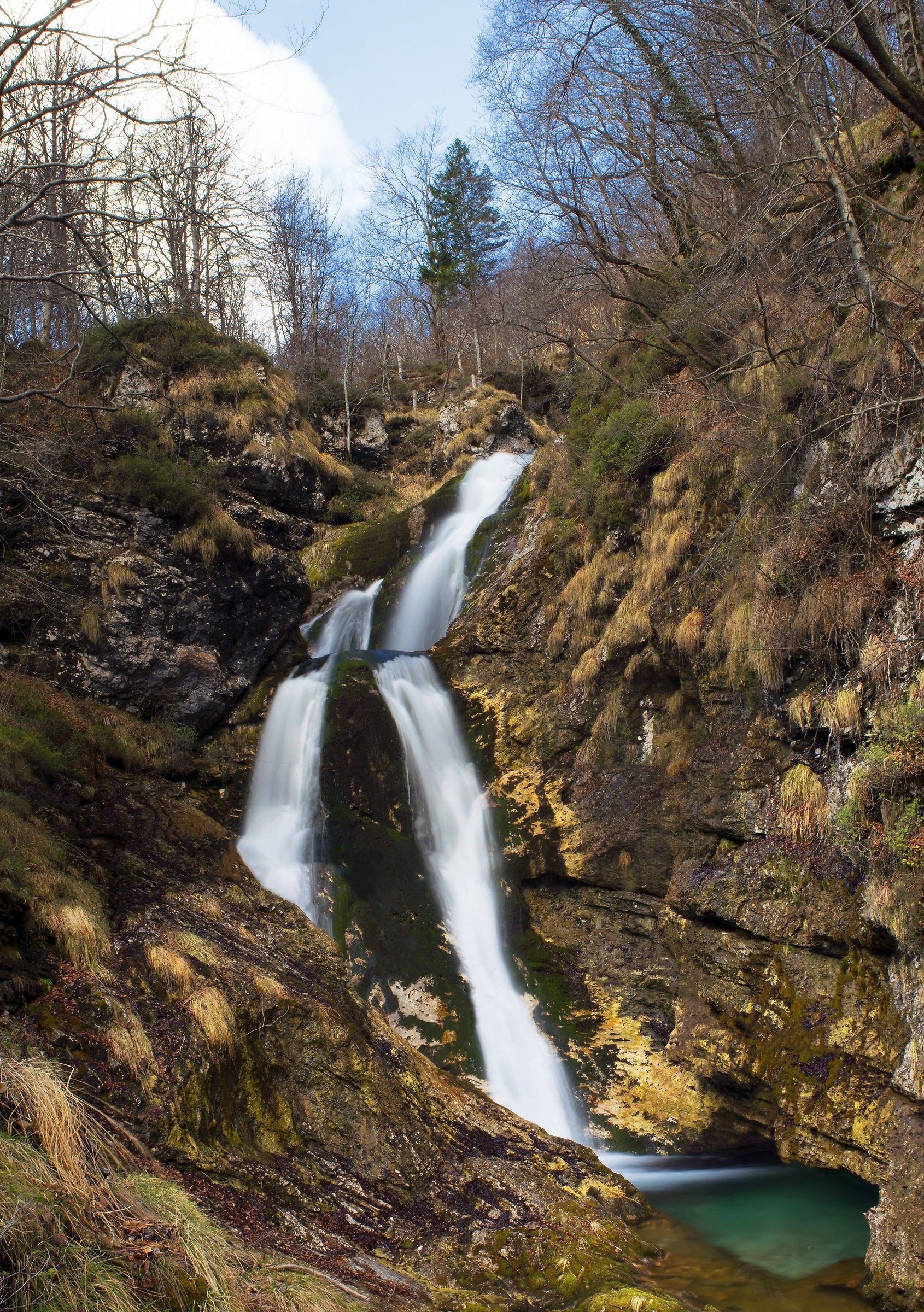 Arzino waterfalls