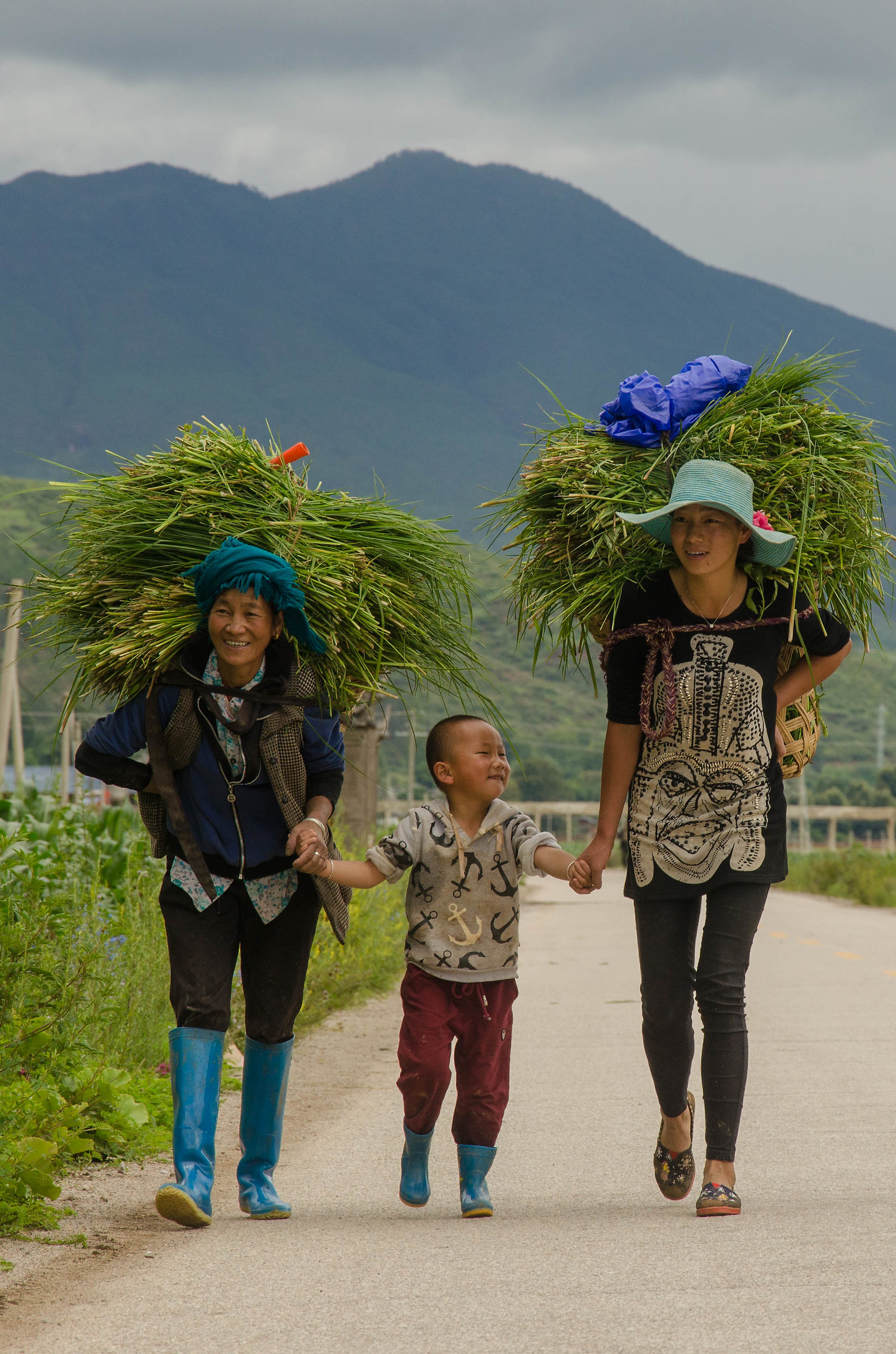 Famiglia di contadini