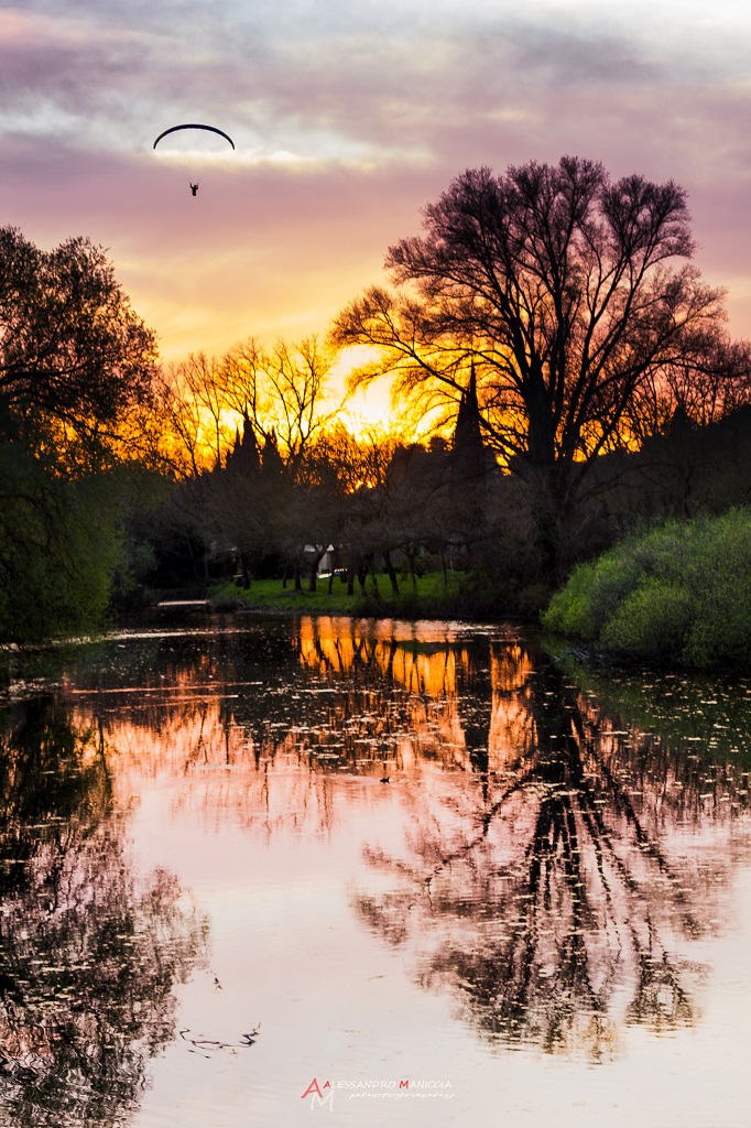 Flying over the Paradise