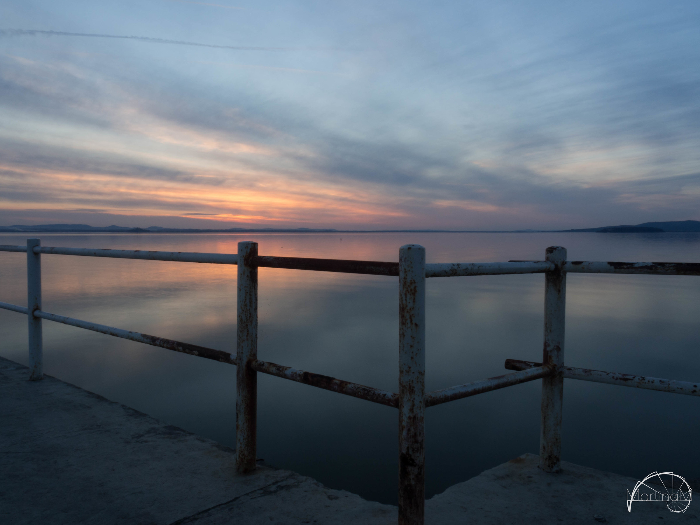 Sunset on Lake Trasimeno