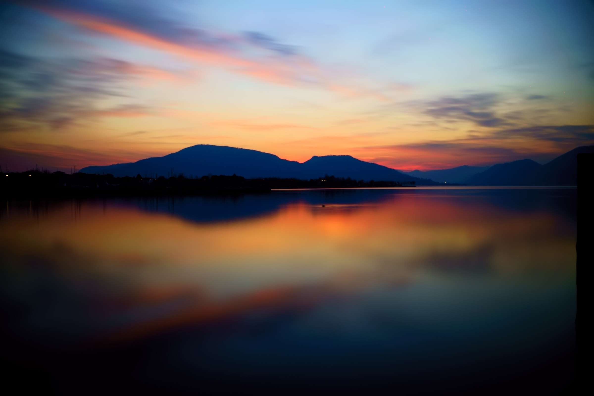 Sunset on Lake Iseo